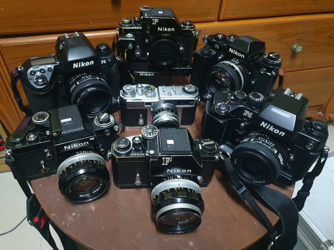 My Nikon collection Nikon F3AF with DX-1 finder and AF Nikkor 80mm