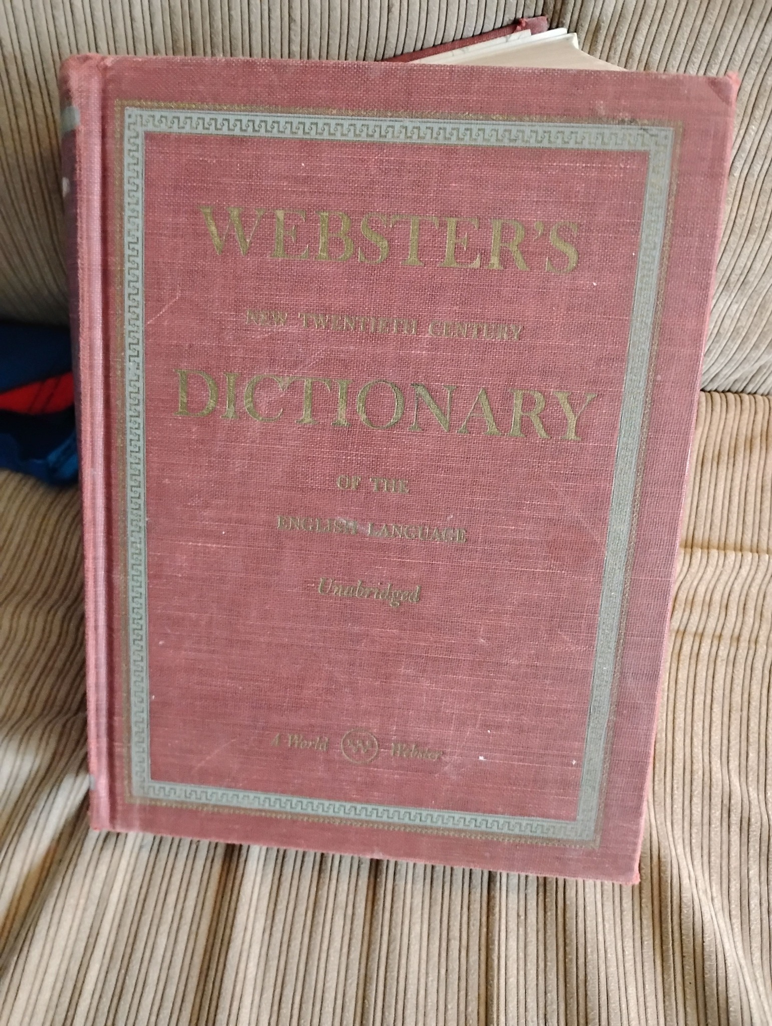 1959年 激レア書籍】WEBSTER'S DICTIONARY 侍ジャパン勝値下1959年激