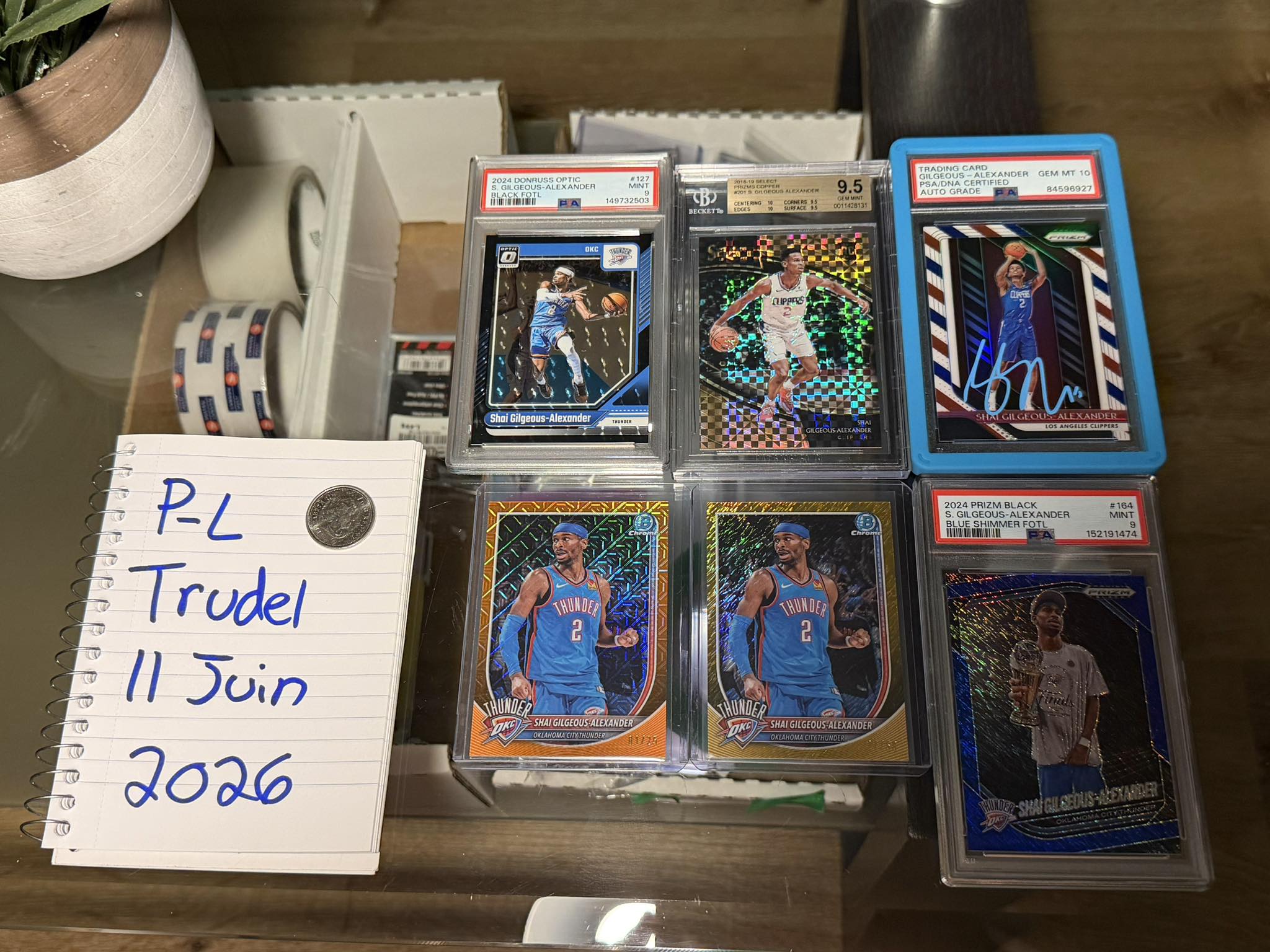 Need the money today so I am selling my SGA collection at 75%