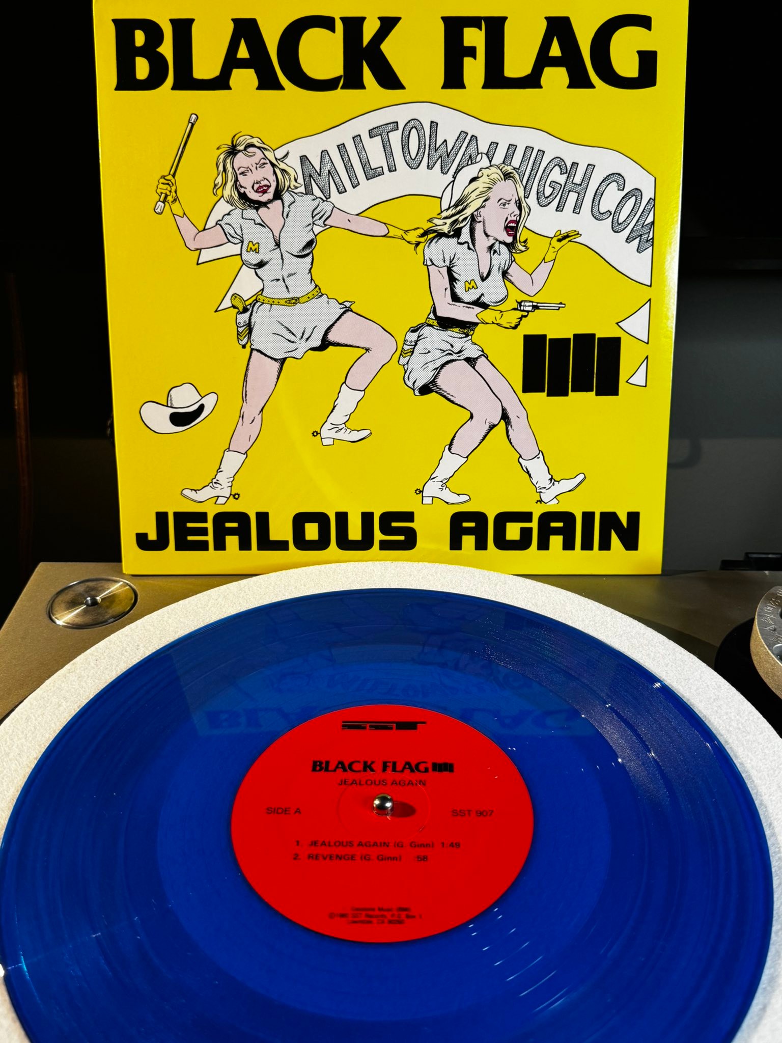 Ron Reyes' favorite Black Flag record, Jealous Again