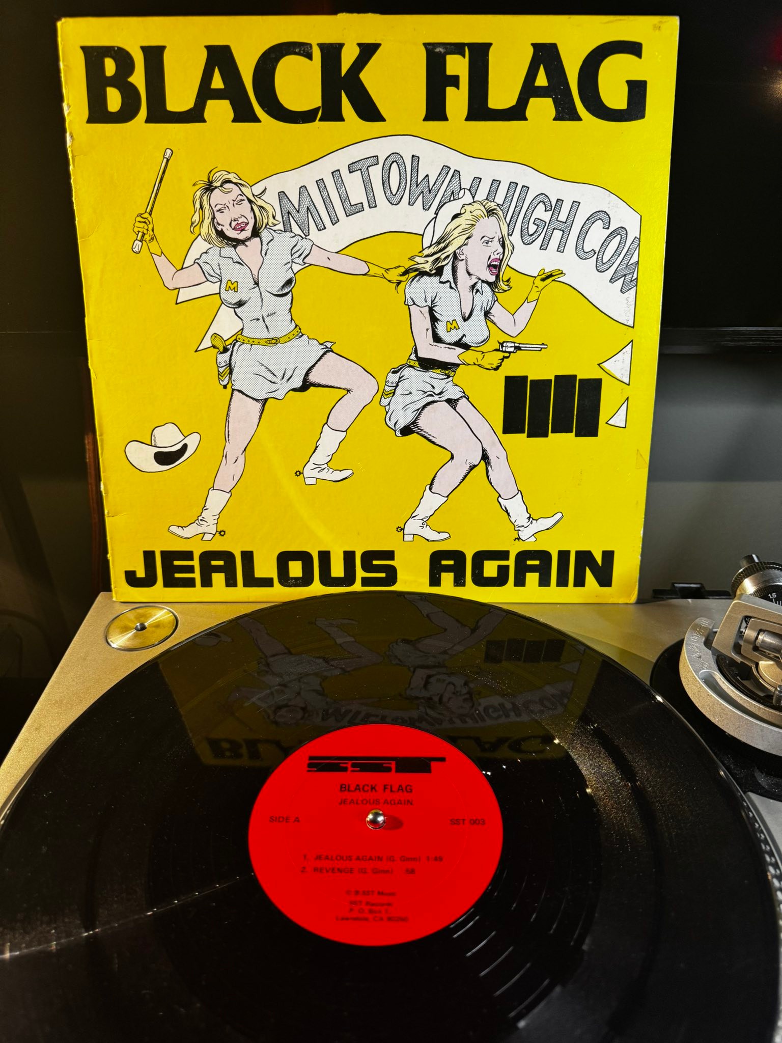 Ron Reyes' favorite Black Flag record, Jealous Again