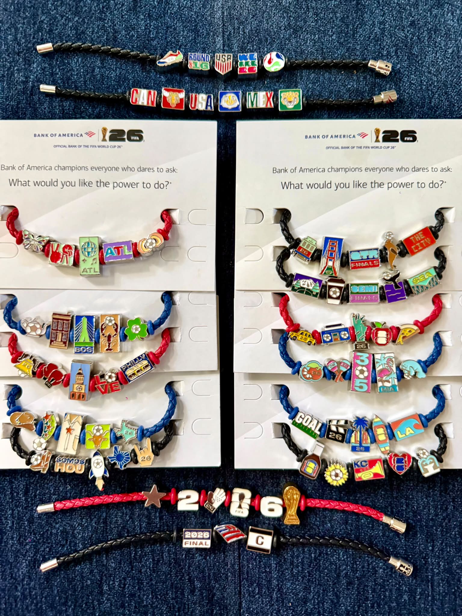Free FIFA World Cup 2026 fan bead bracelets from Bank of America