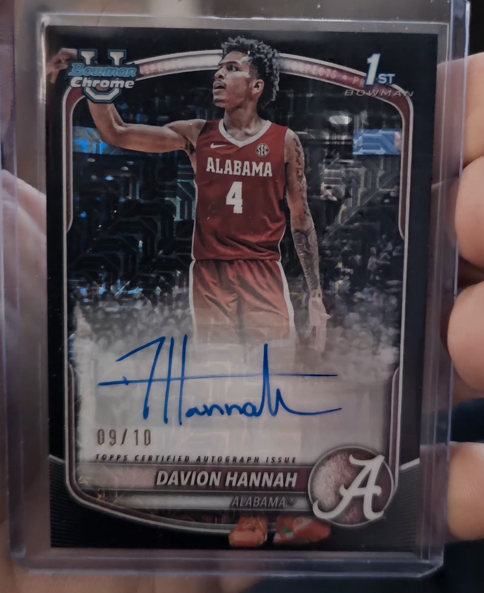 Davion Hannah basketball card investment