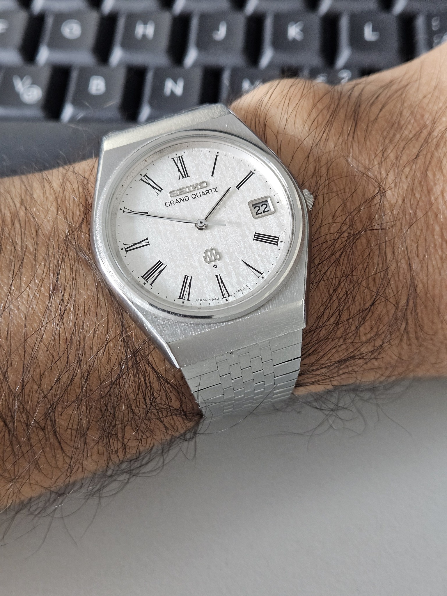 WOTD vintage Seiko Grand Quartz ref 9942-7000 (06/1979)