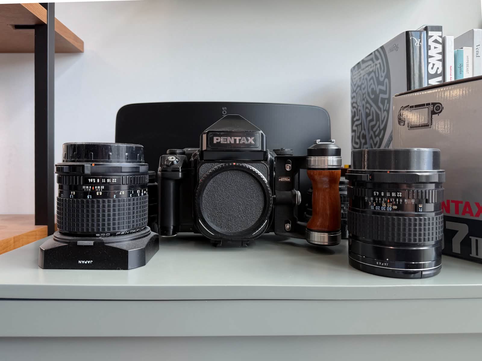 Pentax 67II medium format camera with Takumar 105 f/2.4 lens for sale