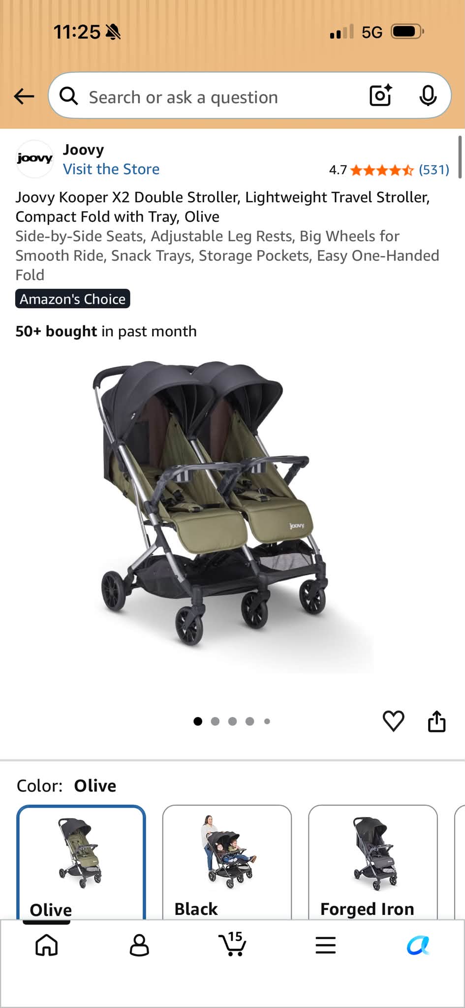 the clutch travel stroller Plus with Recline Reel Size:3 1/8 inch thrownet fabric seat Abel Creek AC2 Large