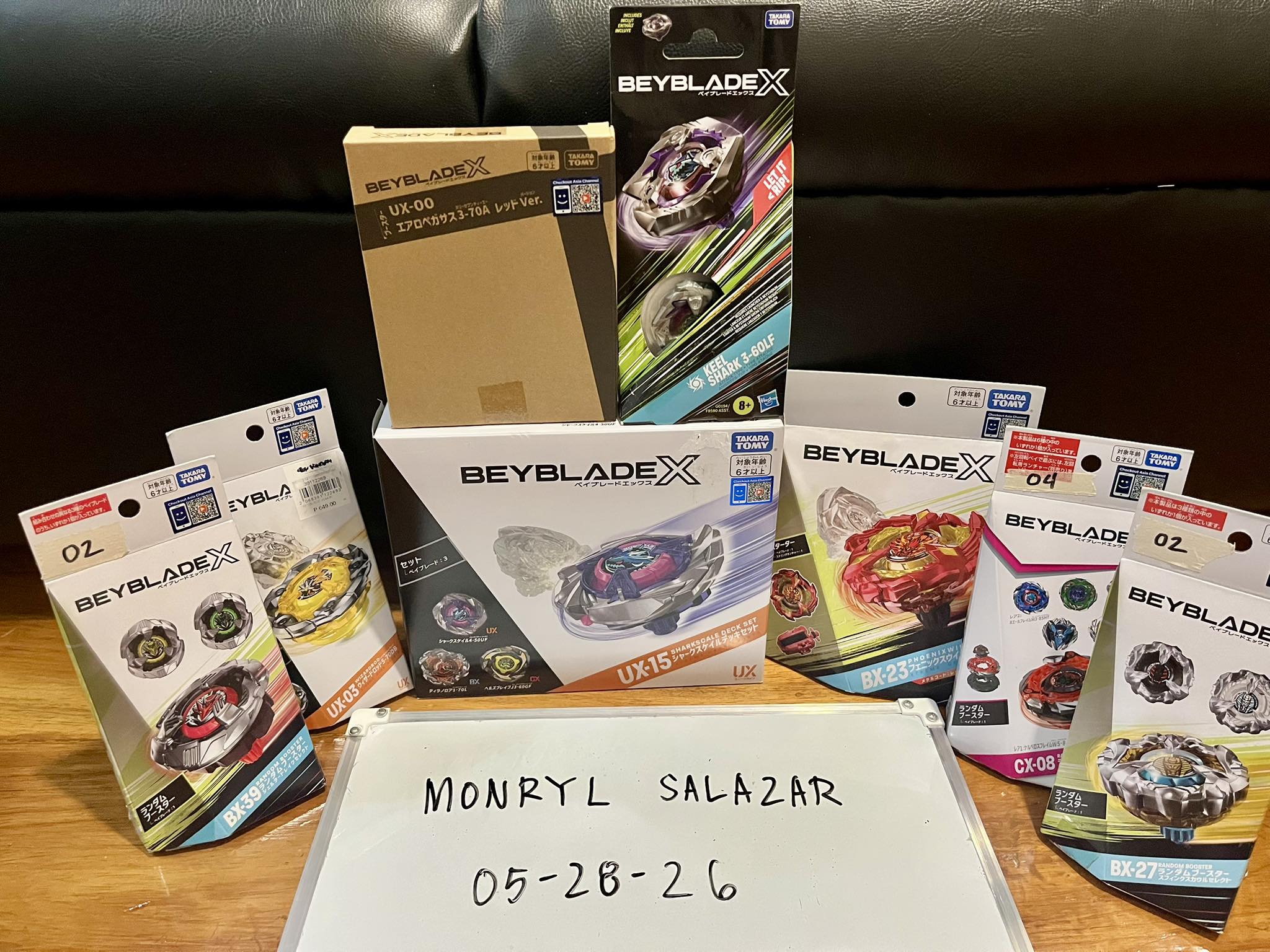 Beyblade X trade: UX-20 Glory Valkyrie, BX-49 Dran Strike for UX