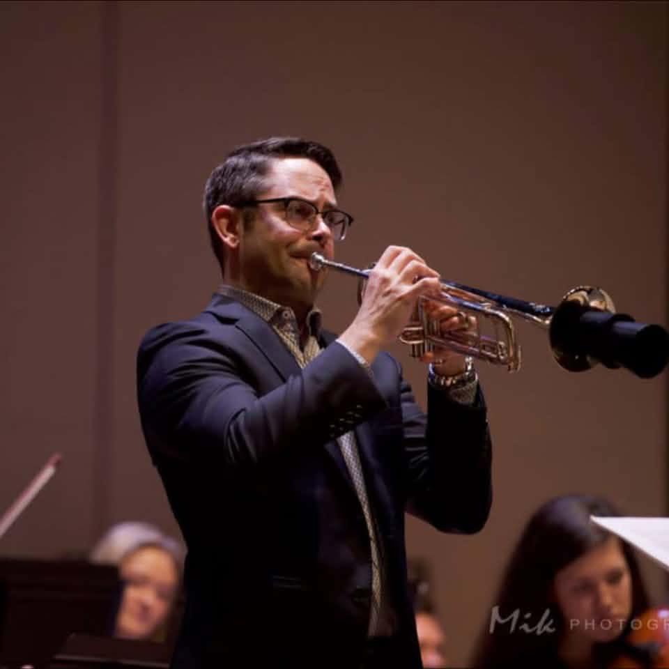 Playing another game in our The Peabody Institute trumpet studio class ...