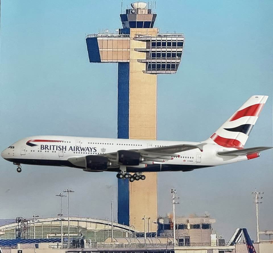 British Airways Airbus A380 model by Gemini Jets