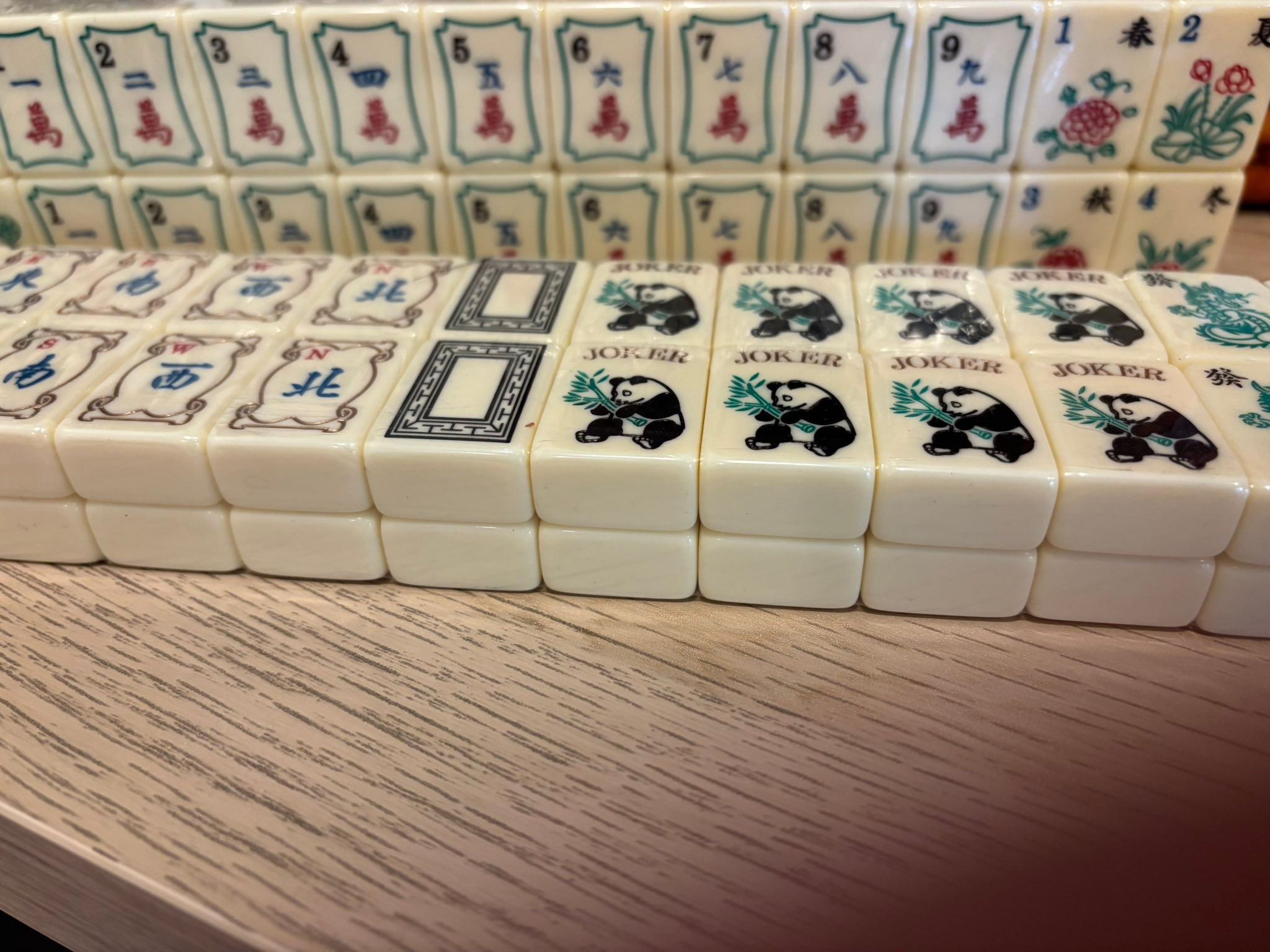 Gammon Village Linda Li butterfly Mah Jongg set review