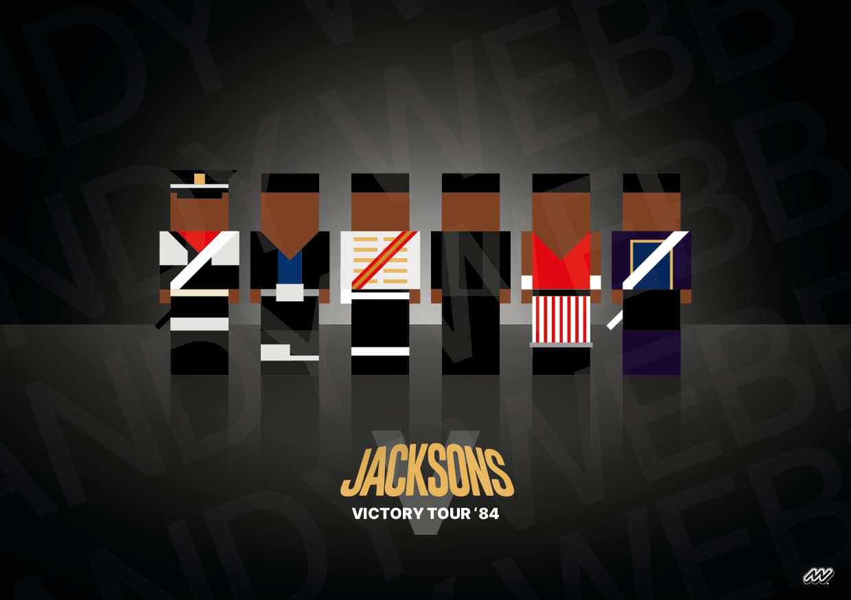 New Michael Jackson Victory Tour artwork features Jackie