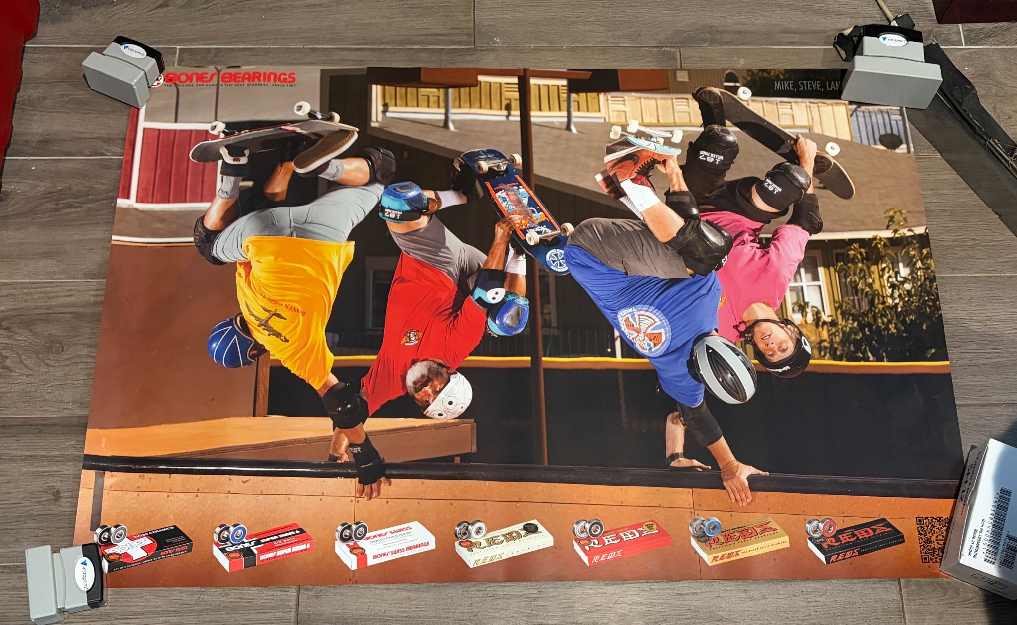 Awesome Bones Bearings / Bones Brigade 30th Anniversary poster