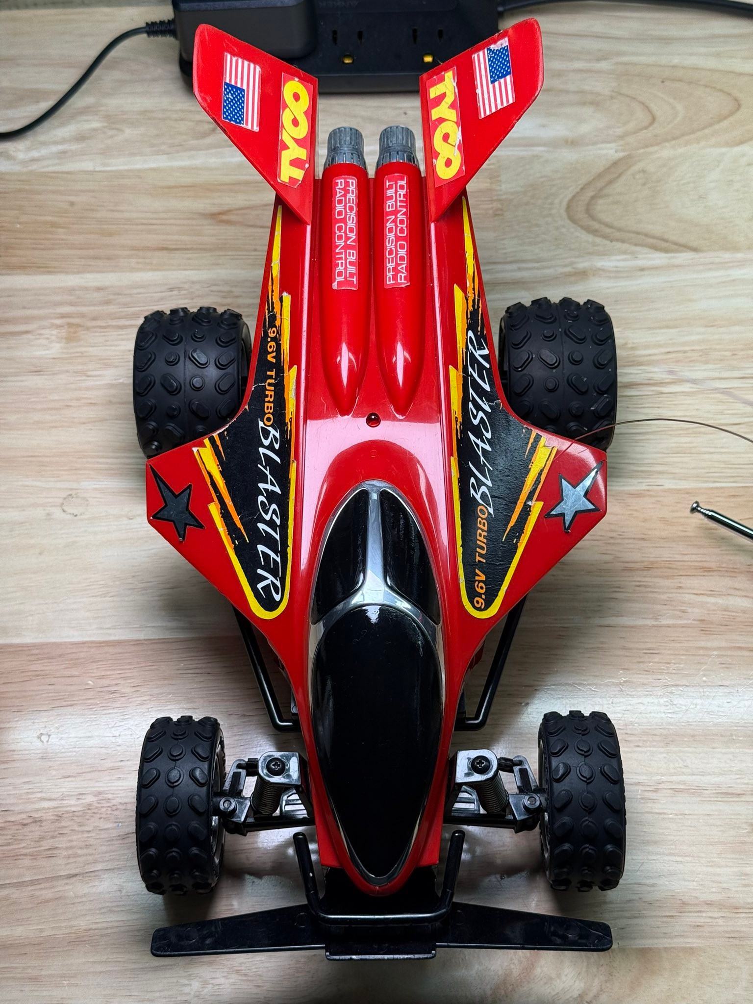 Restored 9.6v Turbo Blaster RC car for sale