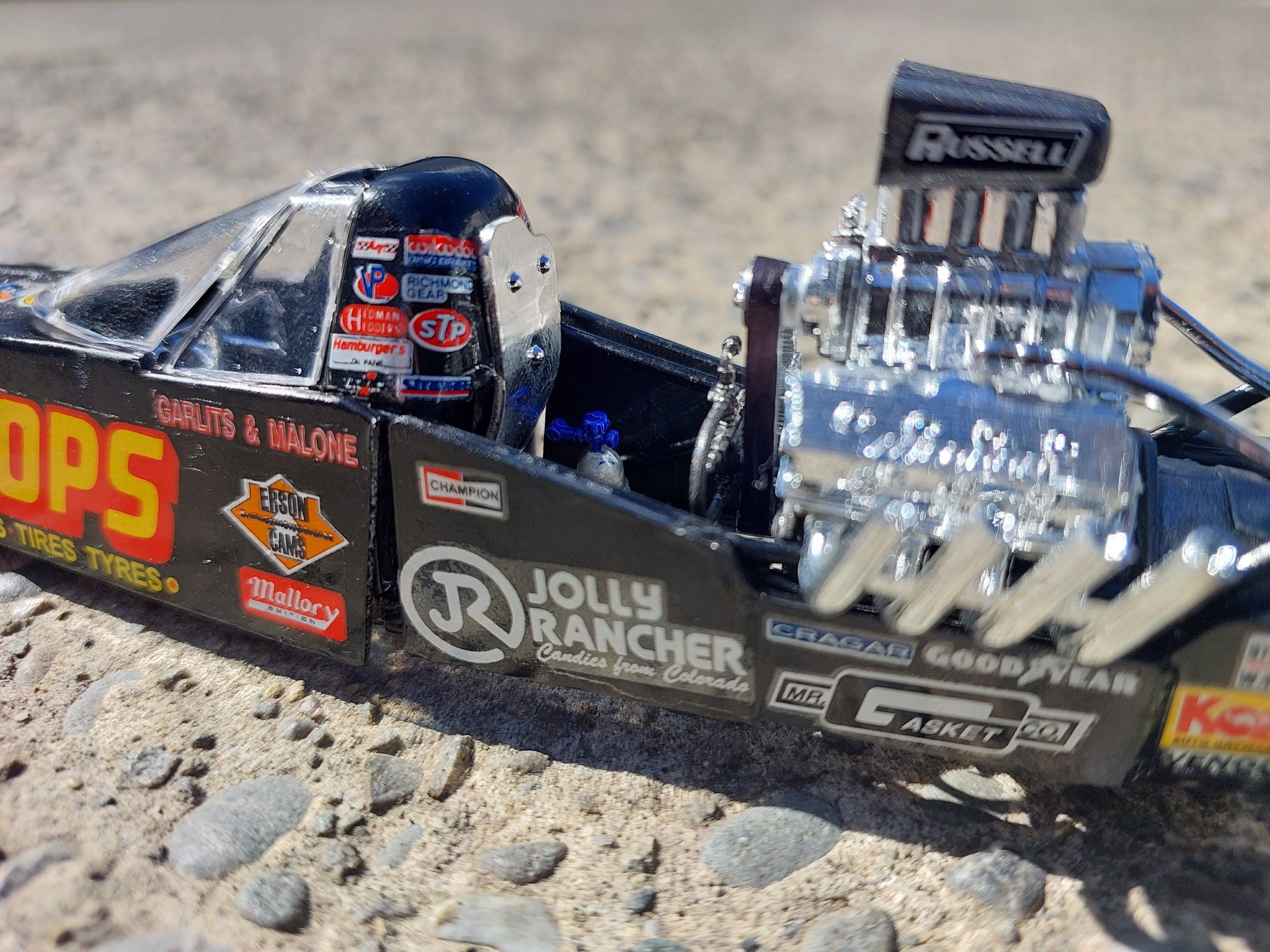 Decorazione Natalizia Personalizzata – Top Fuel Dragster NHRA – Big Daddy Swamp Rat – 1/64 - Foto 6
