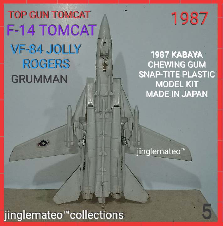 My 1987 KABAYA Chewing GumF-14 TOP GUN TOMCAT Snap-Tite