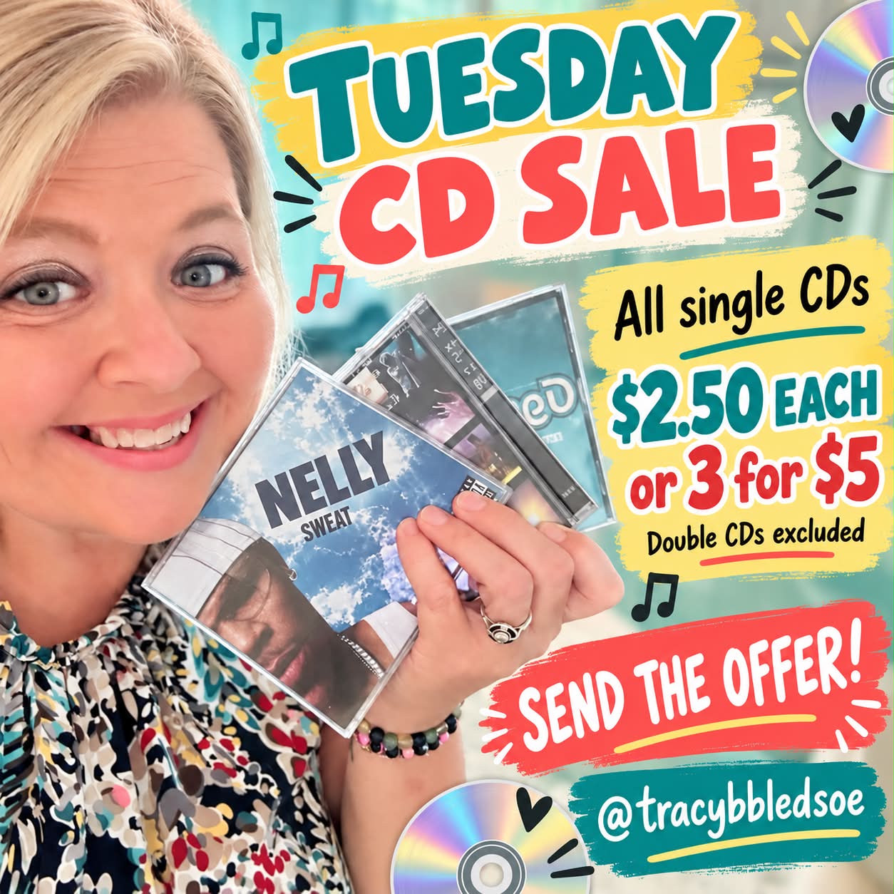 売れました♪  SOLD  OUT 🎶 TUESDAY CD SALE! 🎶