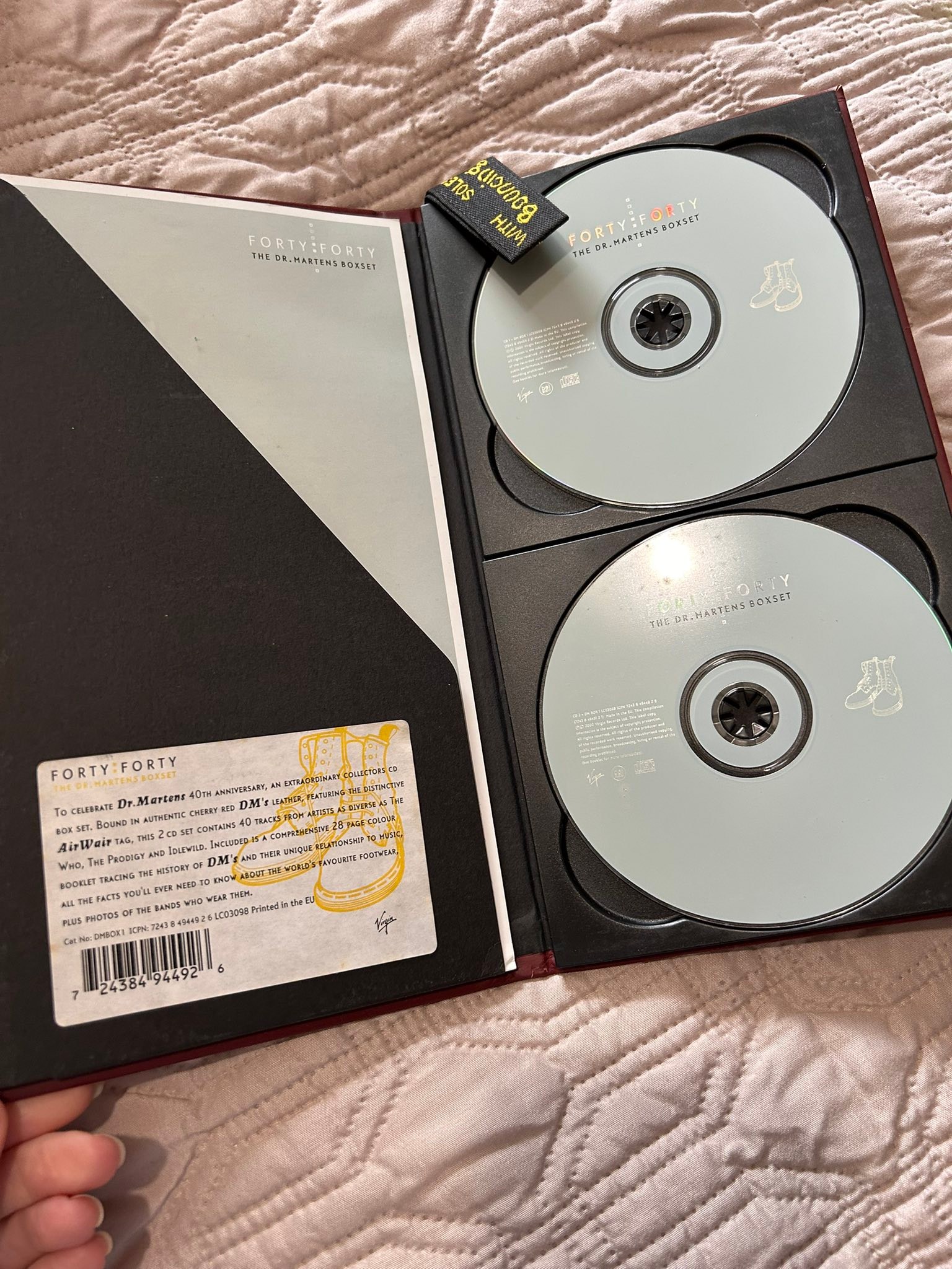 Dr. Martens limited edition book and 40th anniversary CD box set