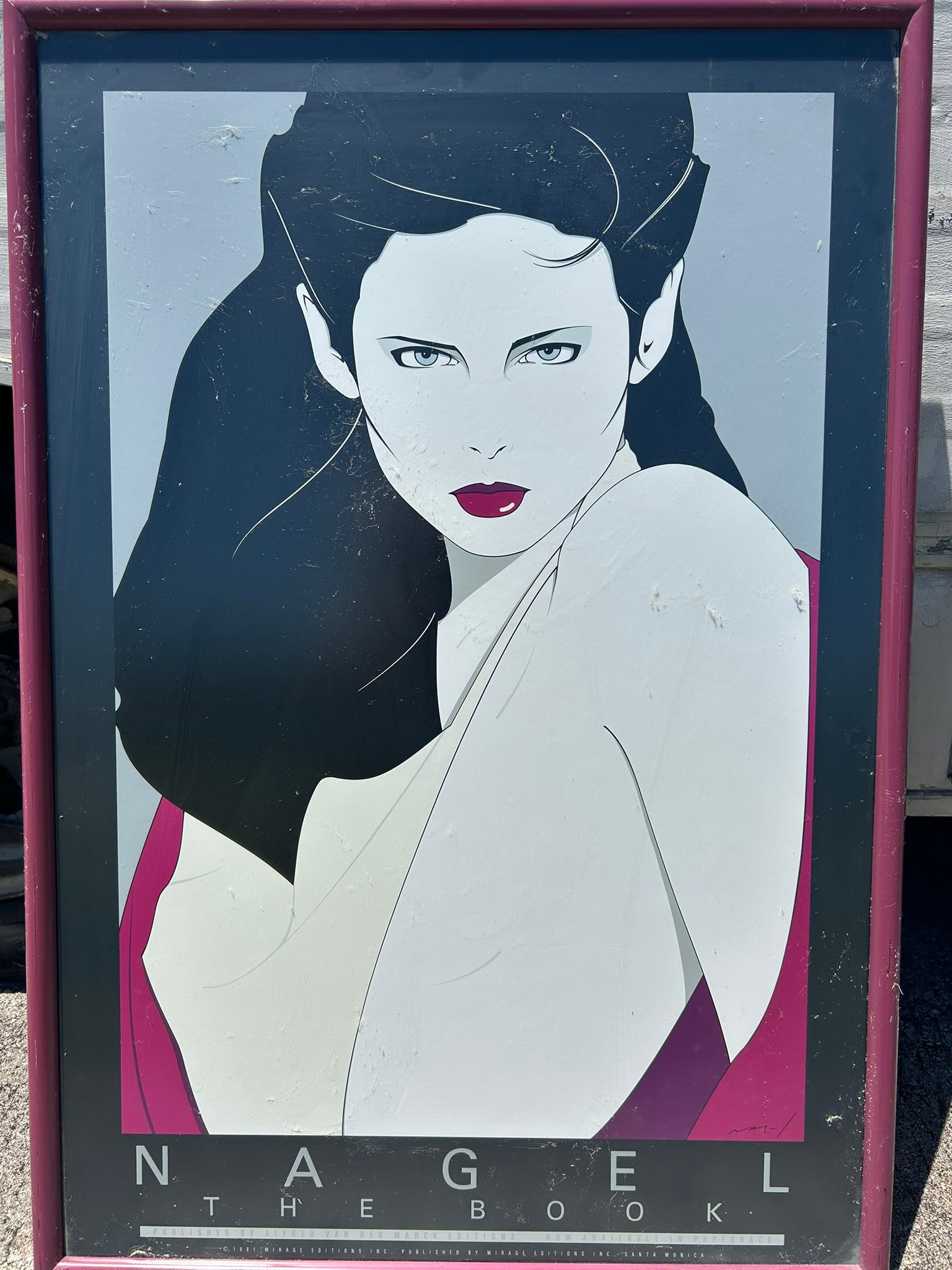 1990s Stunning original graphic art poster 