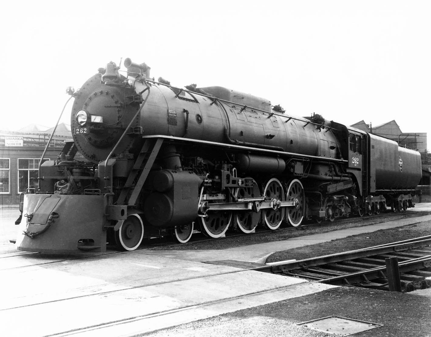 Milwaukee Road 4-8-4 #262 steam locomotive