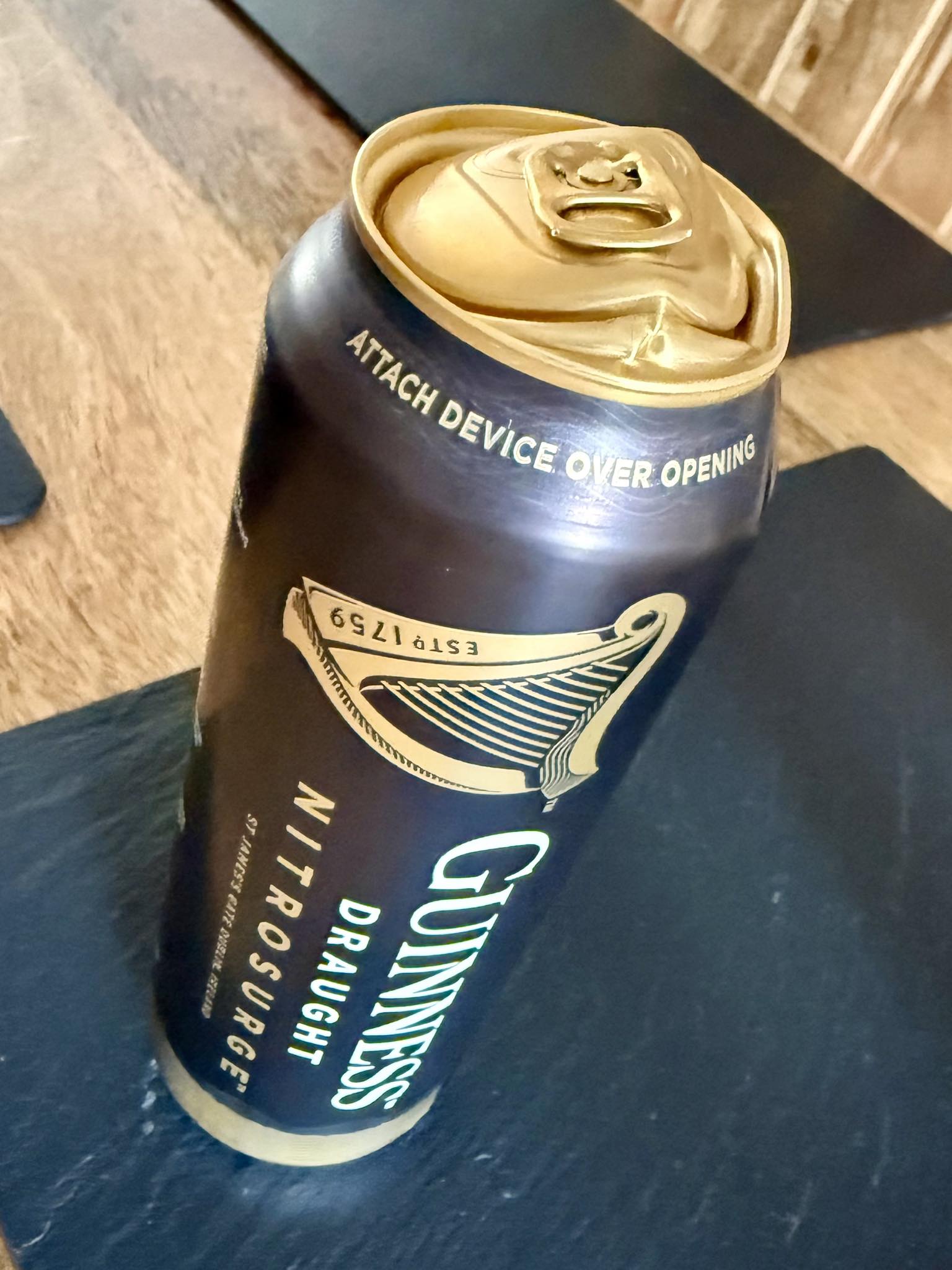 What to do with a dropped Guinness Nitrosurge can?
