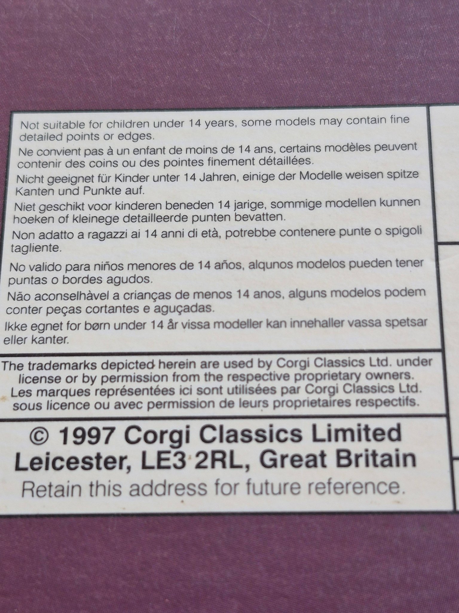 Corgi classic 1997 ,4000 pieces made .👌