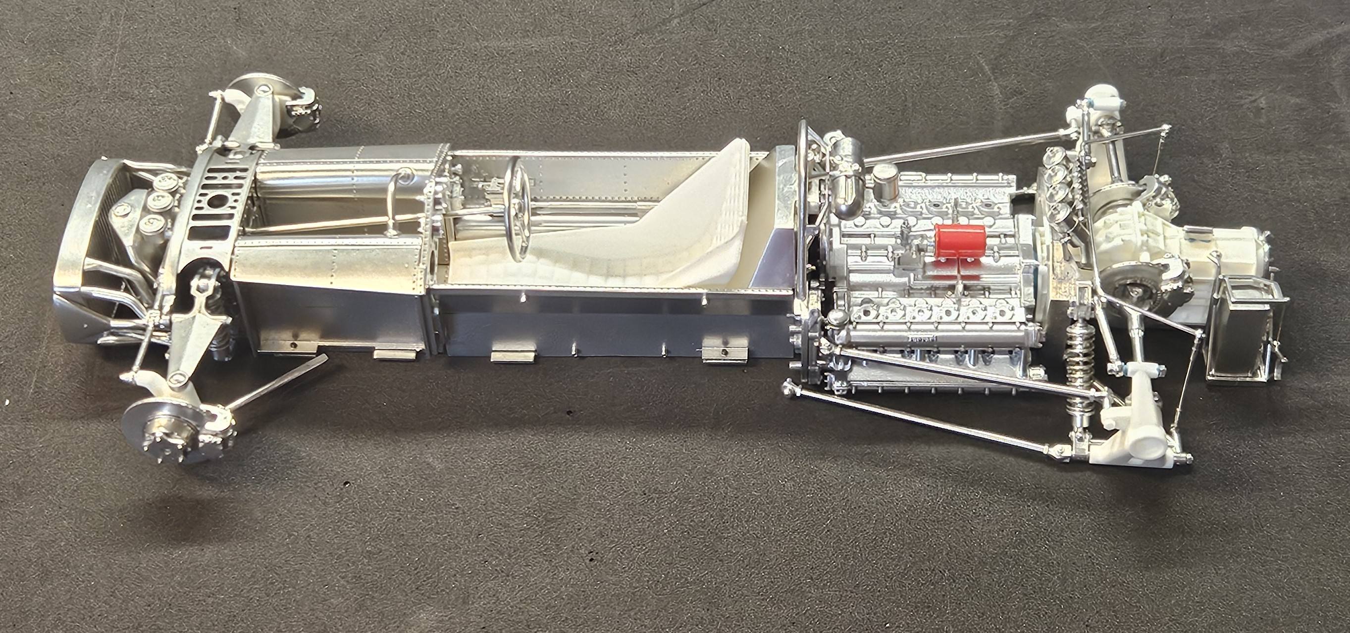 FERRARI 1512 WIP Preassembly of the Model Factory Hiro 1/12 kit