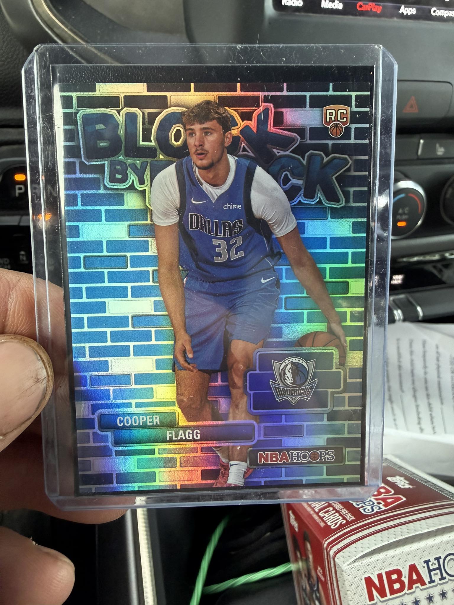 Finding multiple Cooper Flagg cards in NBA Hoops boxes at Target