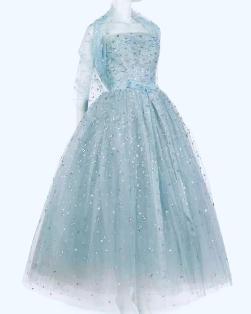 Yves Saint Laurent Dior evening gown 1958