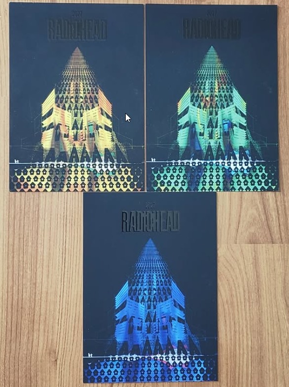 Radiohead Australian Tour teaser postcards revealed