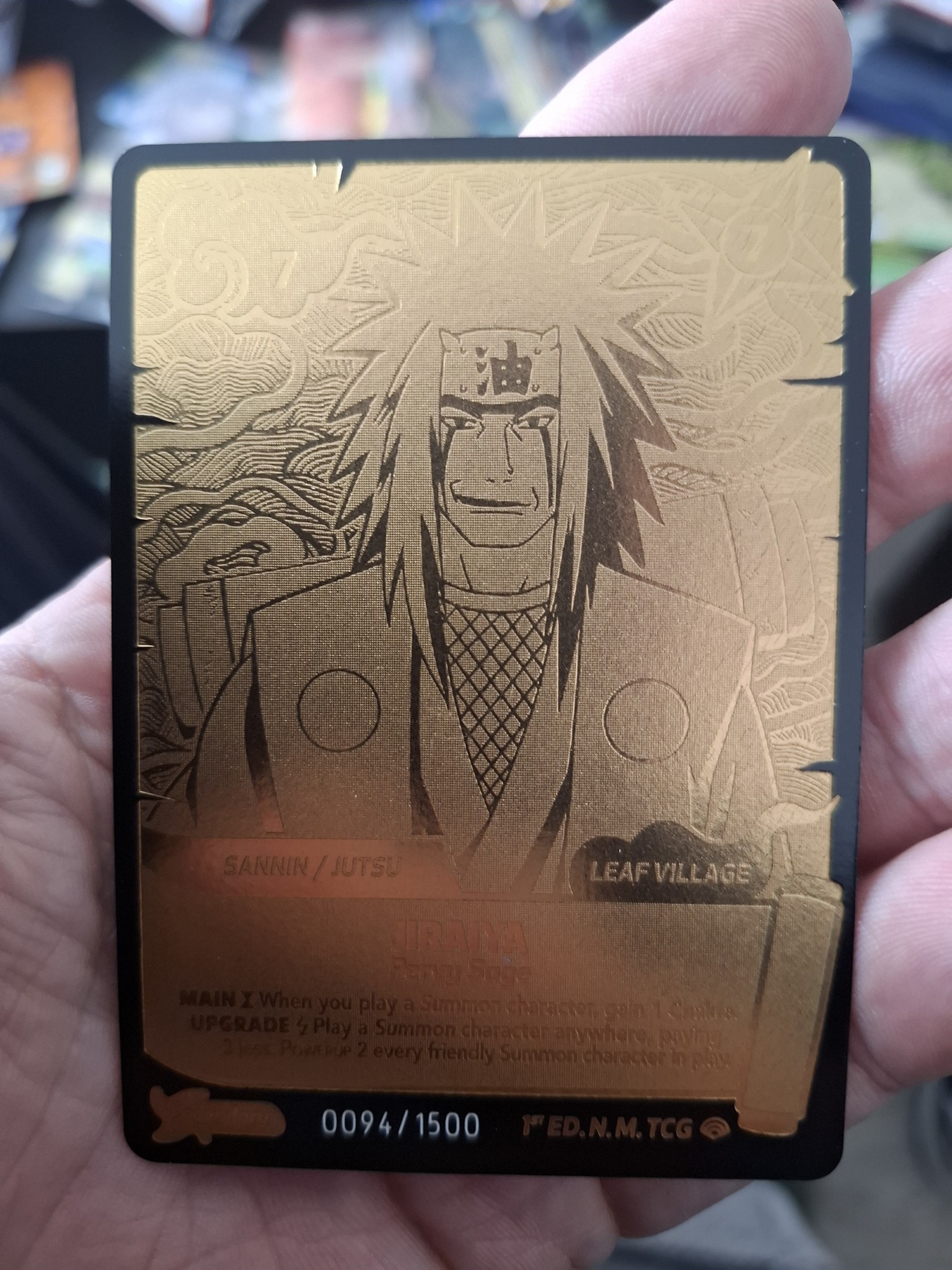 Naruto Mythos TCG Jiraiya Secret Rare Card for Sale | Bangkok, Bangkok