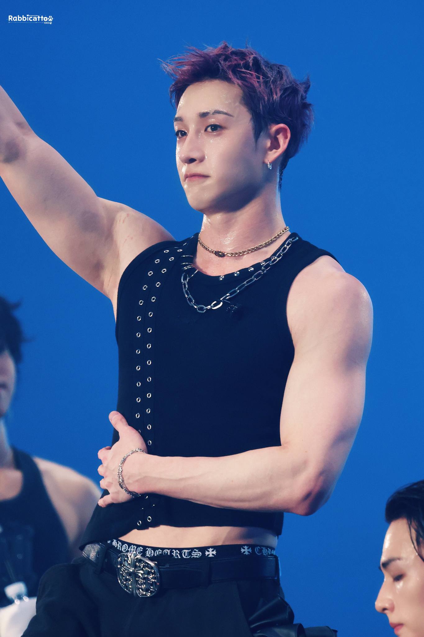 Stray Kids' Bang Chan performs 