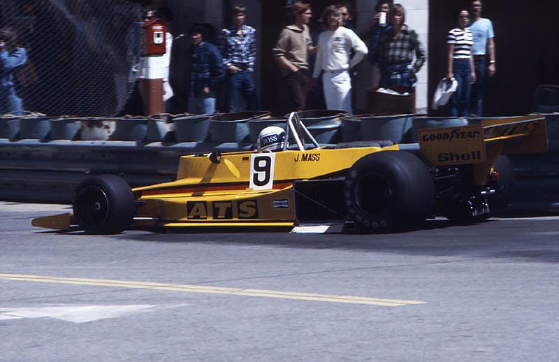 The ATS HS1 the teams first in house car, areo of a brick when it