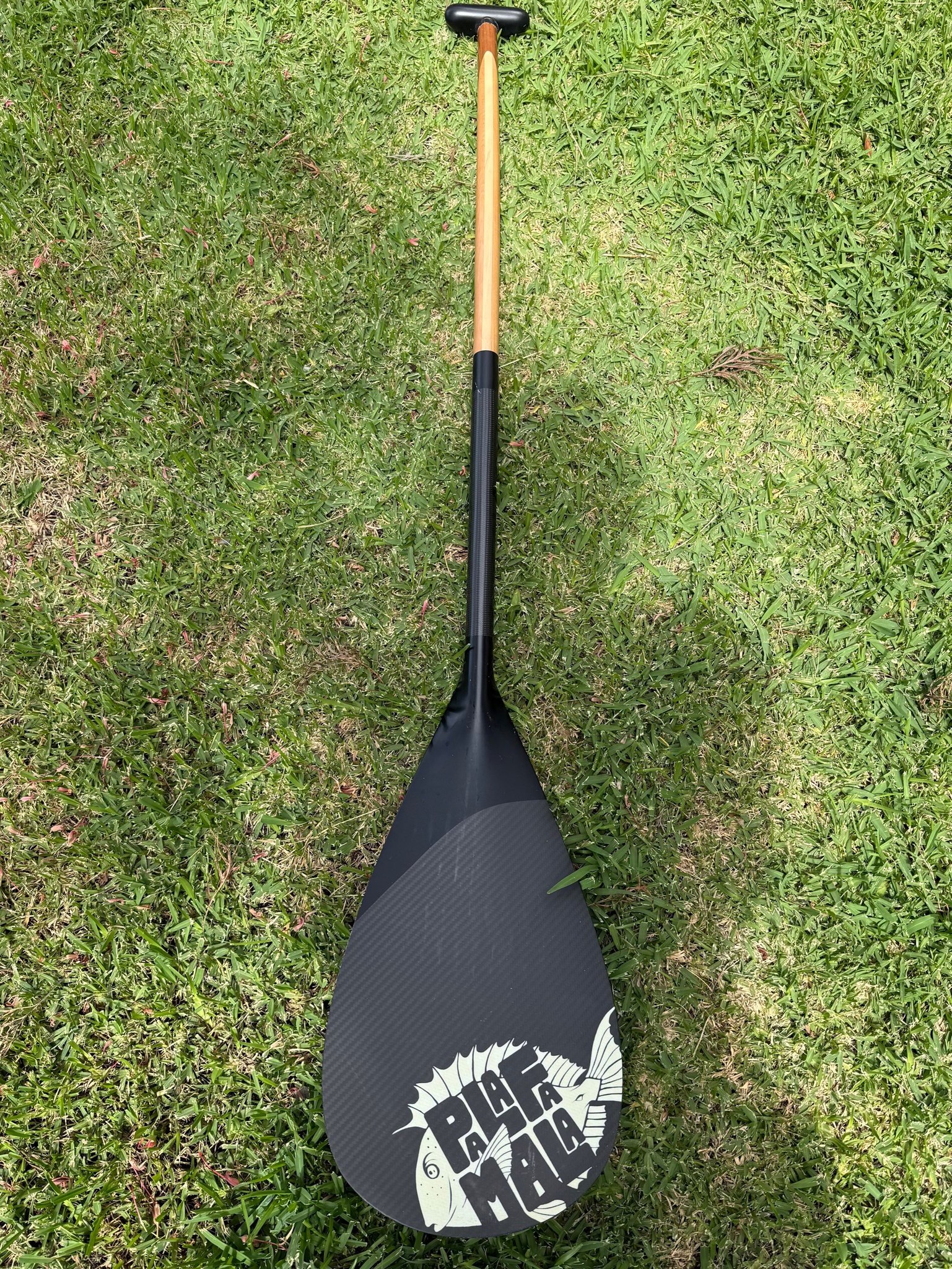 Used Quickblade Ono Ava 105 outrigger paddle for sale | Orange