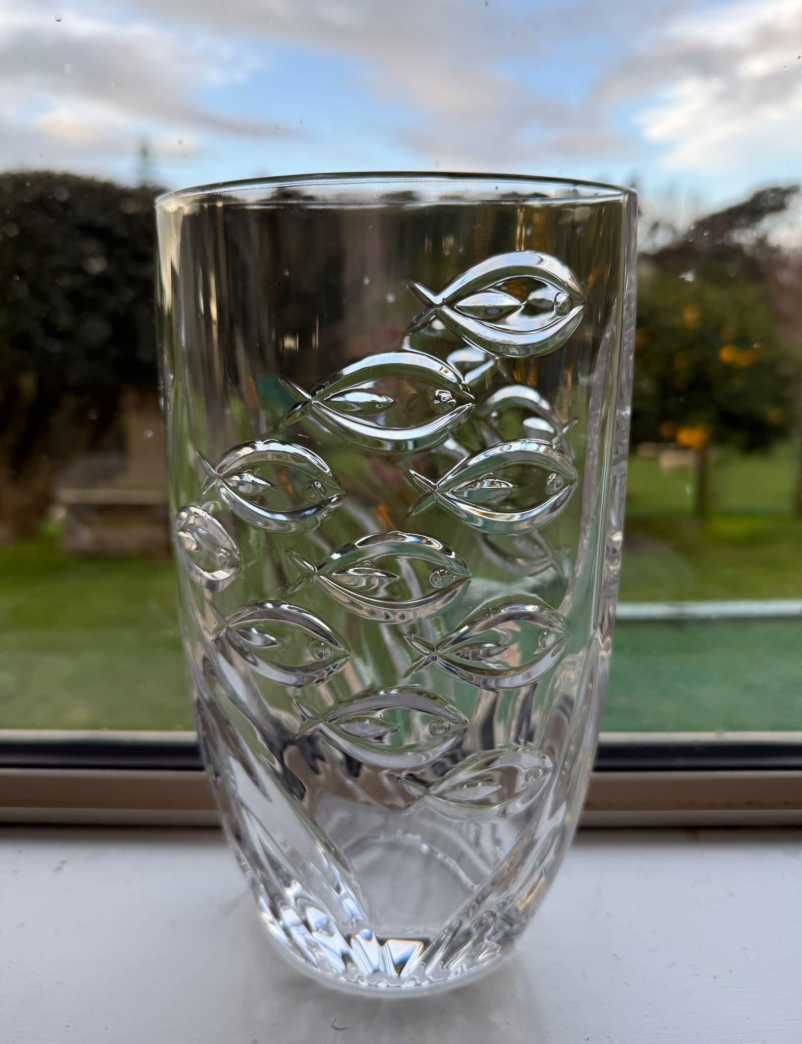 Thrifted Sasaki Crystal Vase Found in Keizer, OR