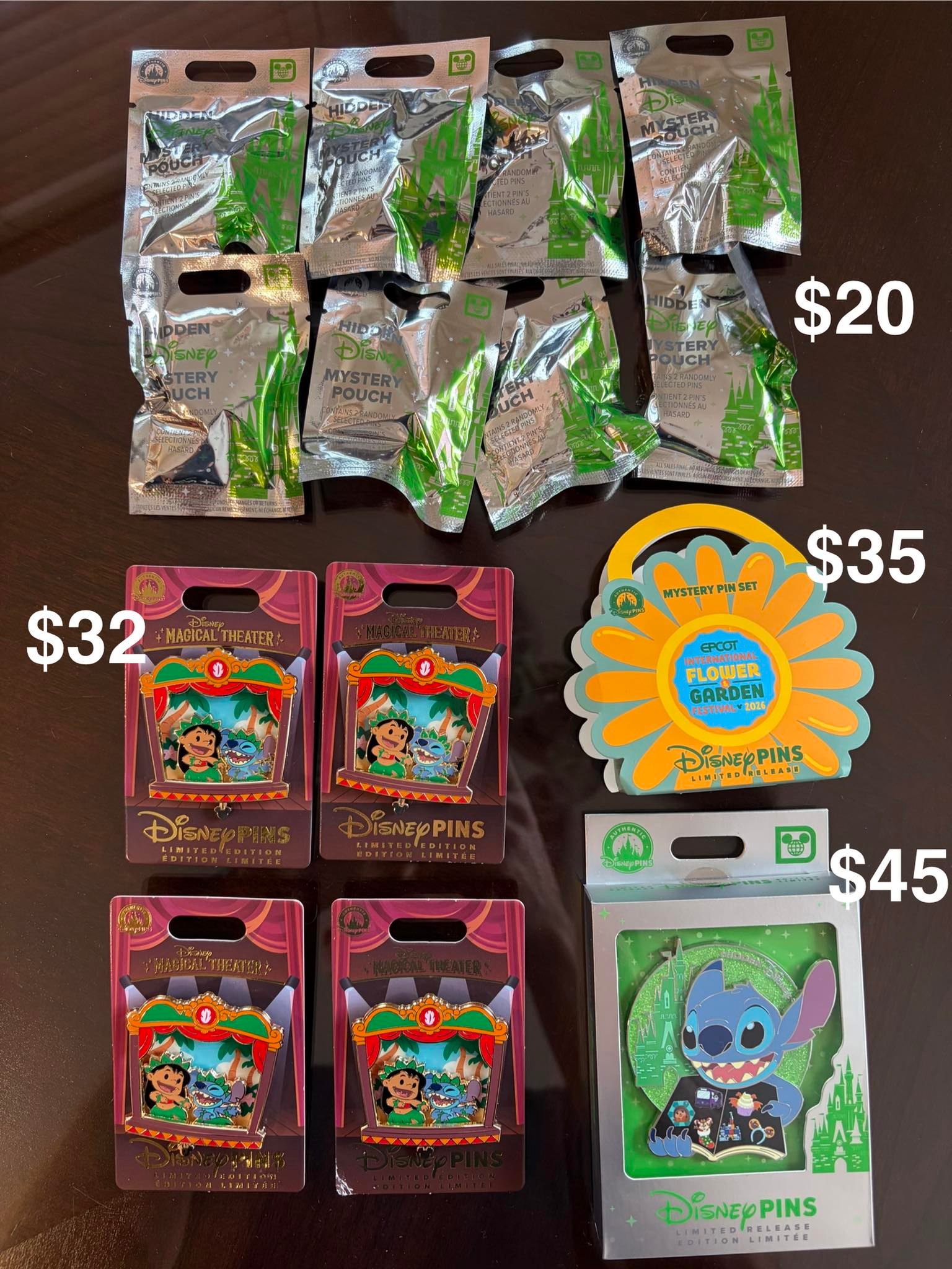 FSO All prices listed in pictures The first photo are WDW pins the