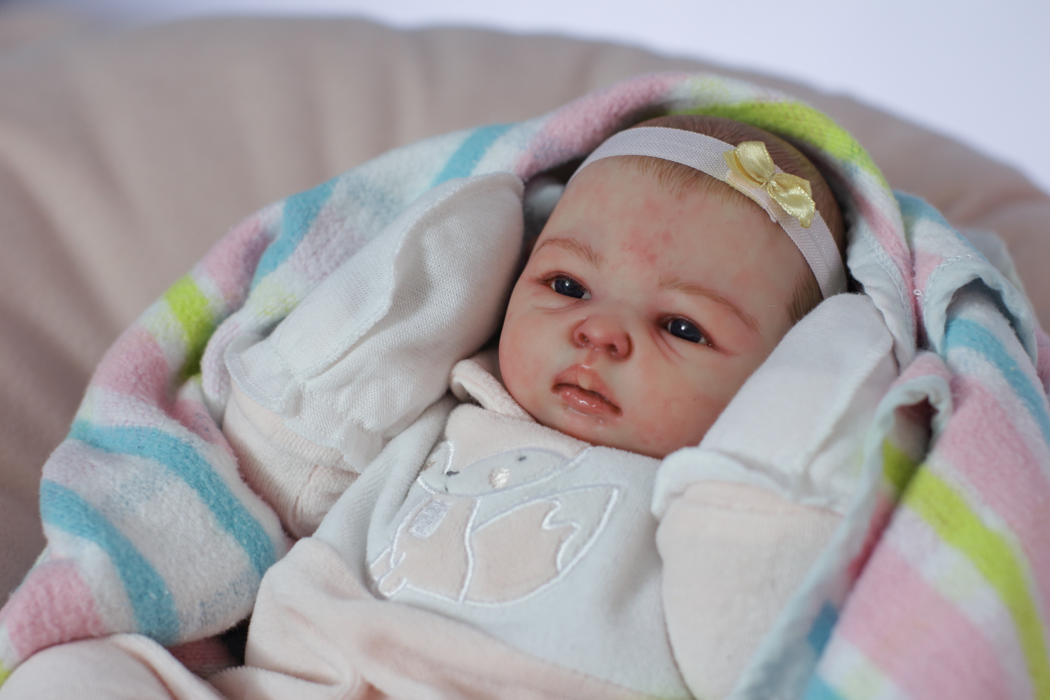 Reborn baby girl doll for sale display picture 1