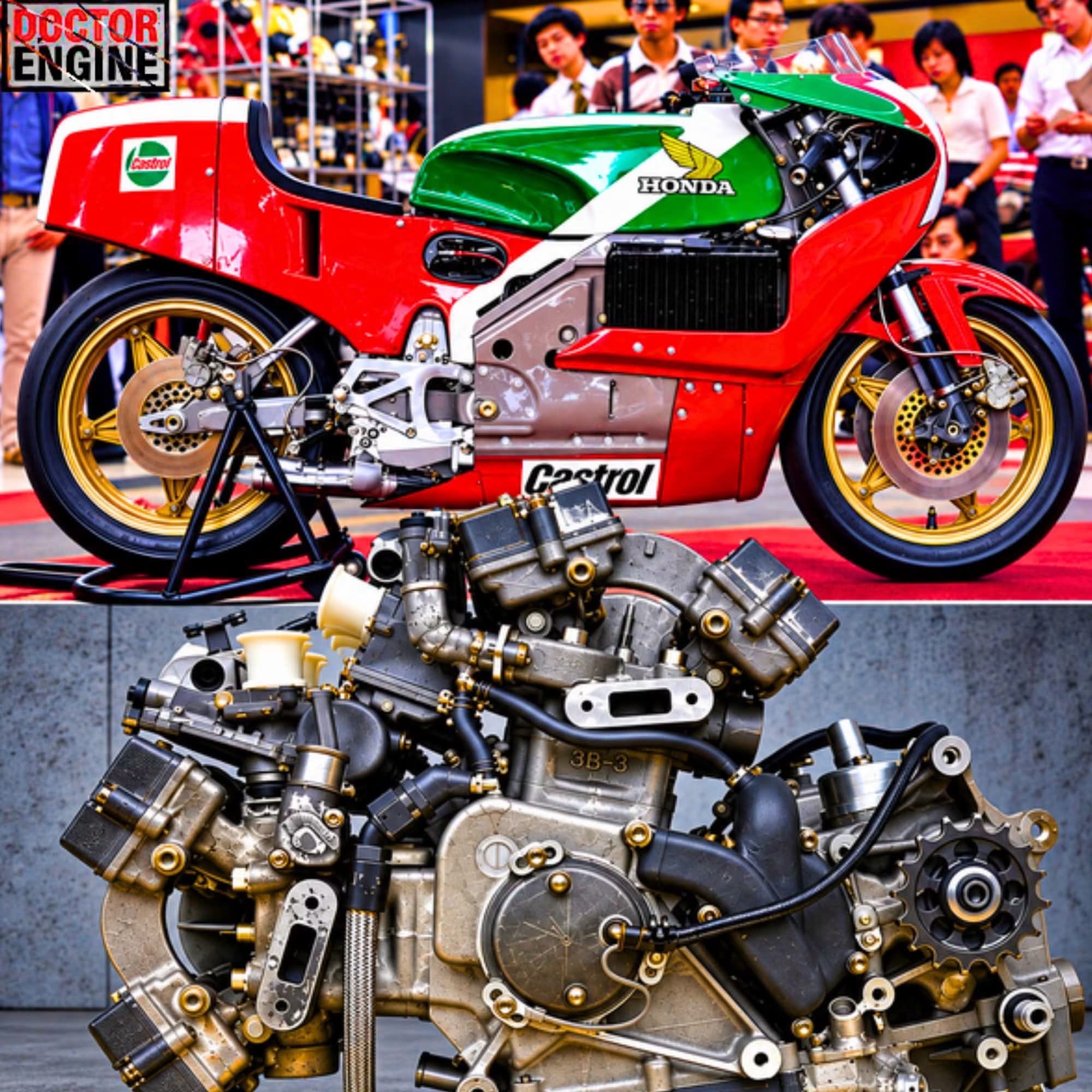 What is the model year of a Honda NSR50 engine with code AC08E