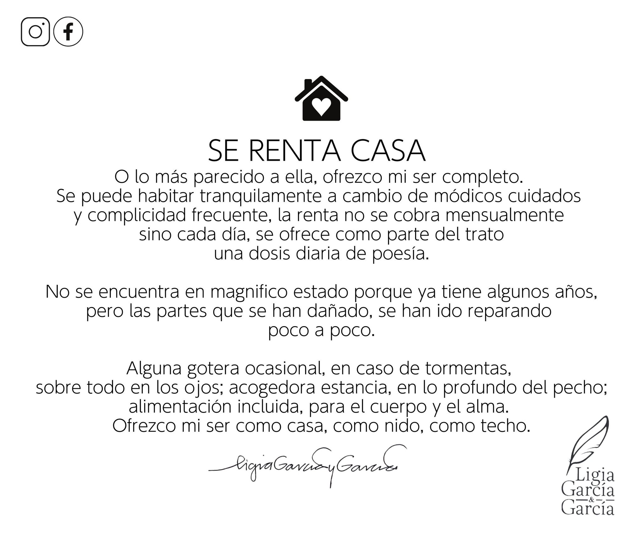 Ligia - SE RENTA CASA O lo más parecido a ella, ofrezco mi ser completo ...