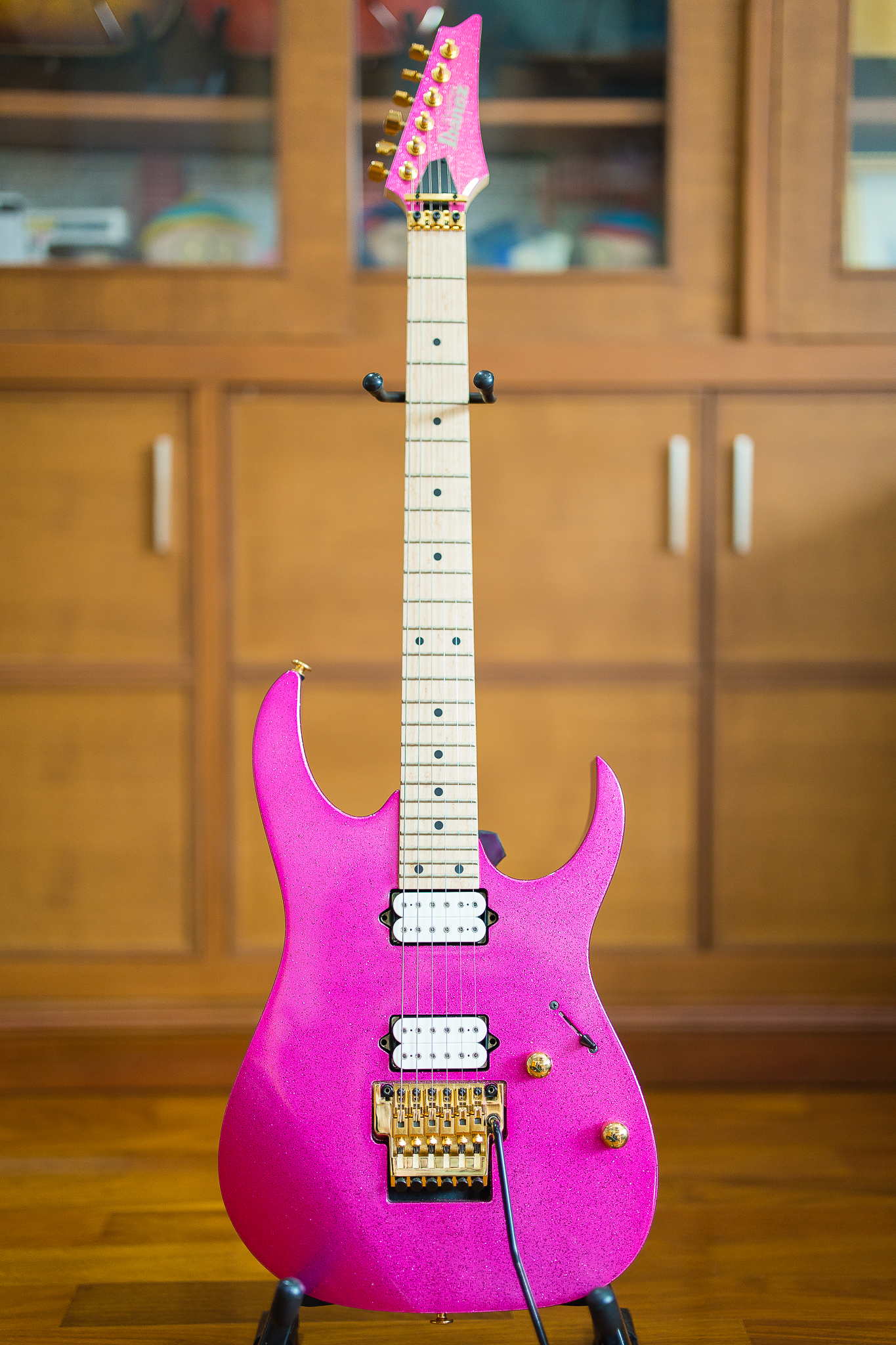 Ibanez Prestige RG2720S pink guitar