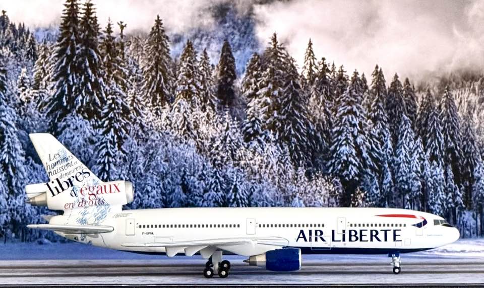 McDonnell Douglas DC-10-30 Air Liberte model in 1:400 scale