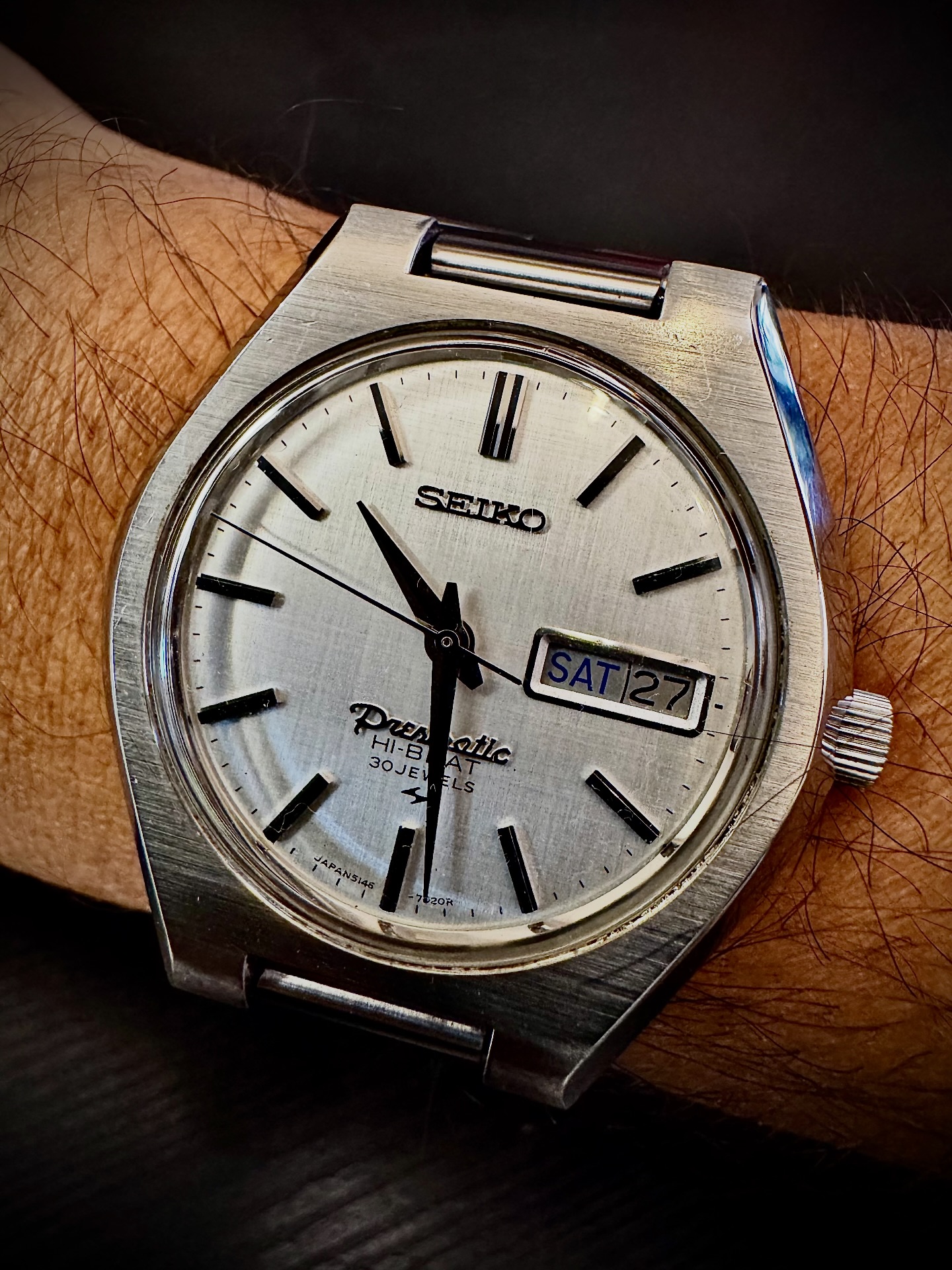 Seiko Presmatic Hi-Beat 5146 - 7040 27 Jewels 1970
