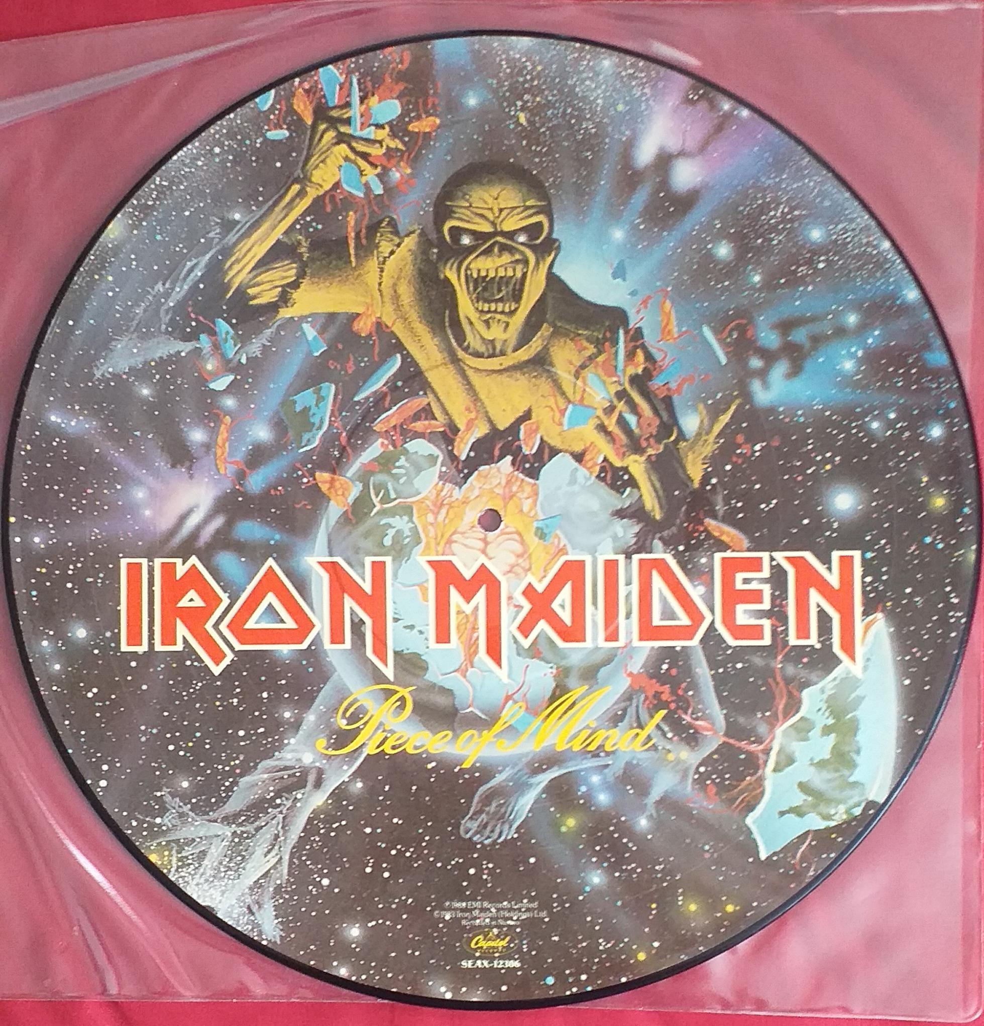 Iron Maiden - Piece Of Mind 1983 US Pic Disc