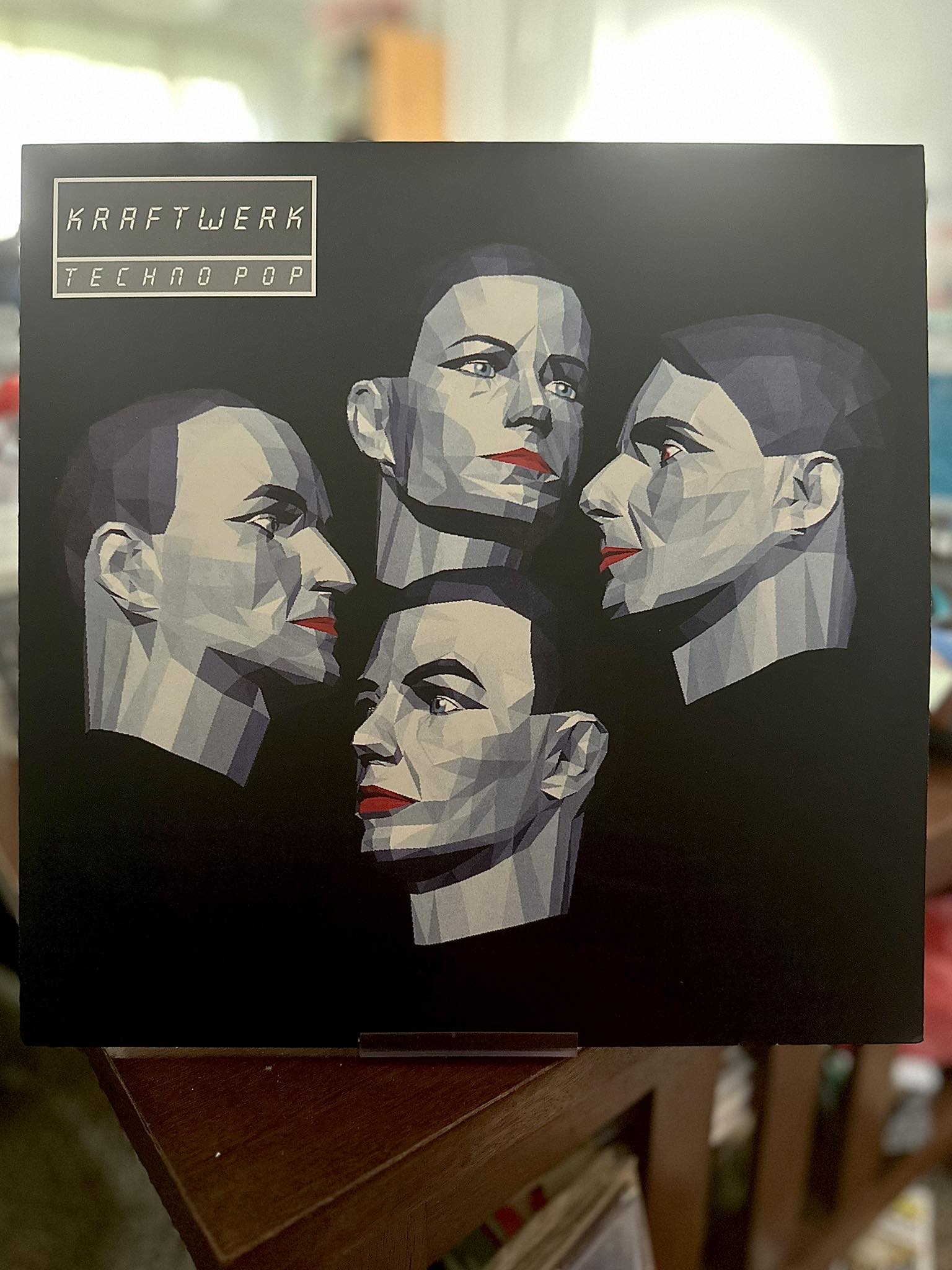 Kraftwerk Techno Pop vinyl record reissue