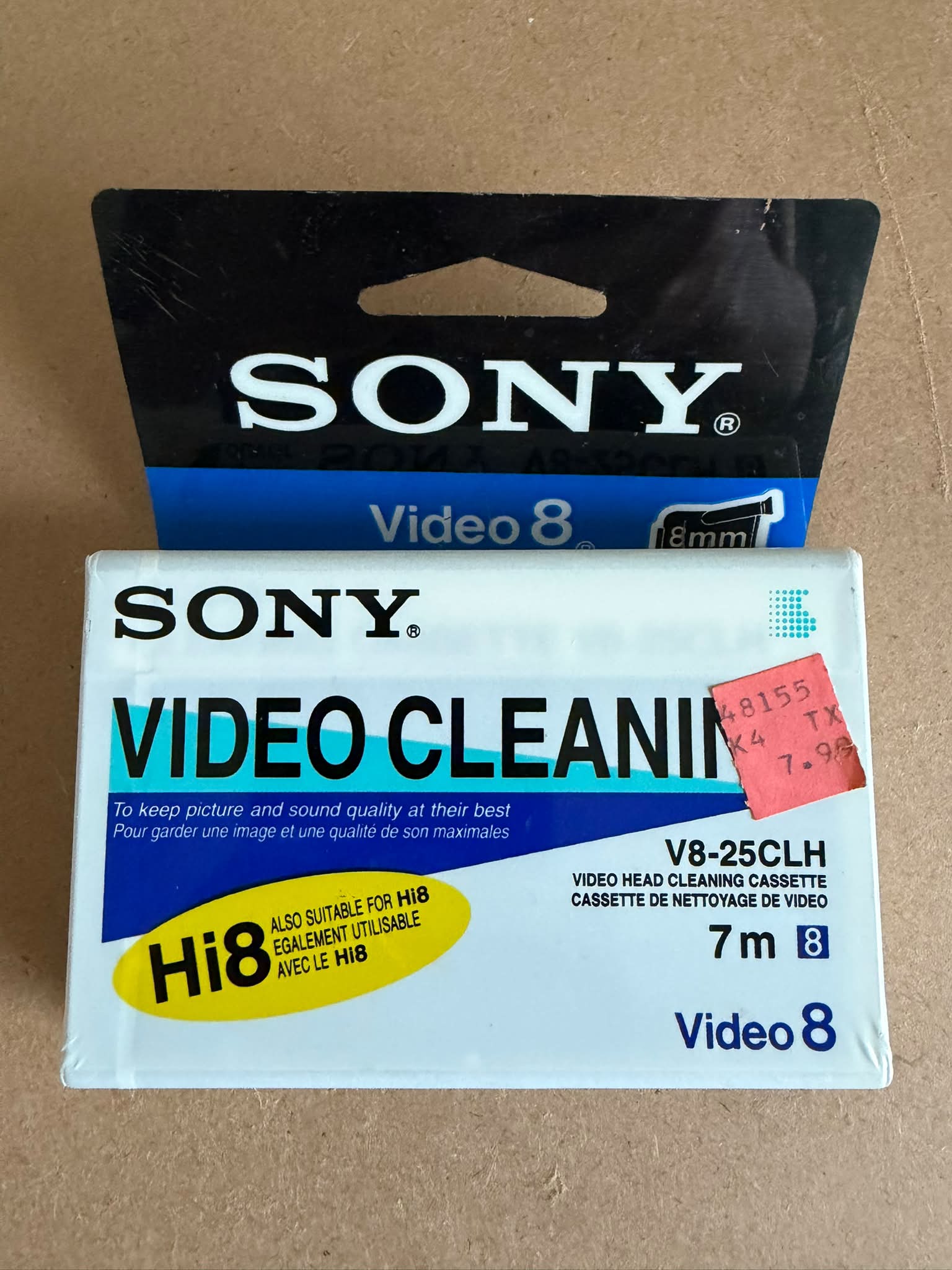 New, FUJI DR-I 90 audiocassette is normal bias Type I. SONY 8mm