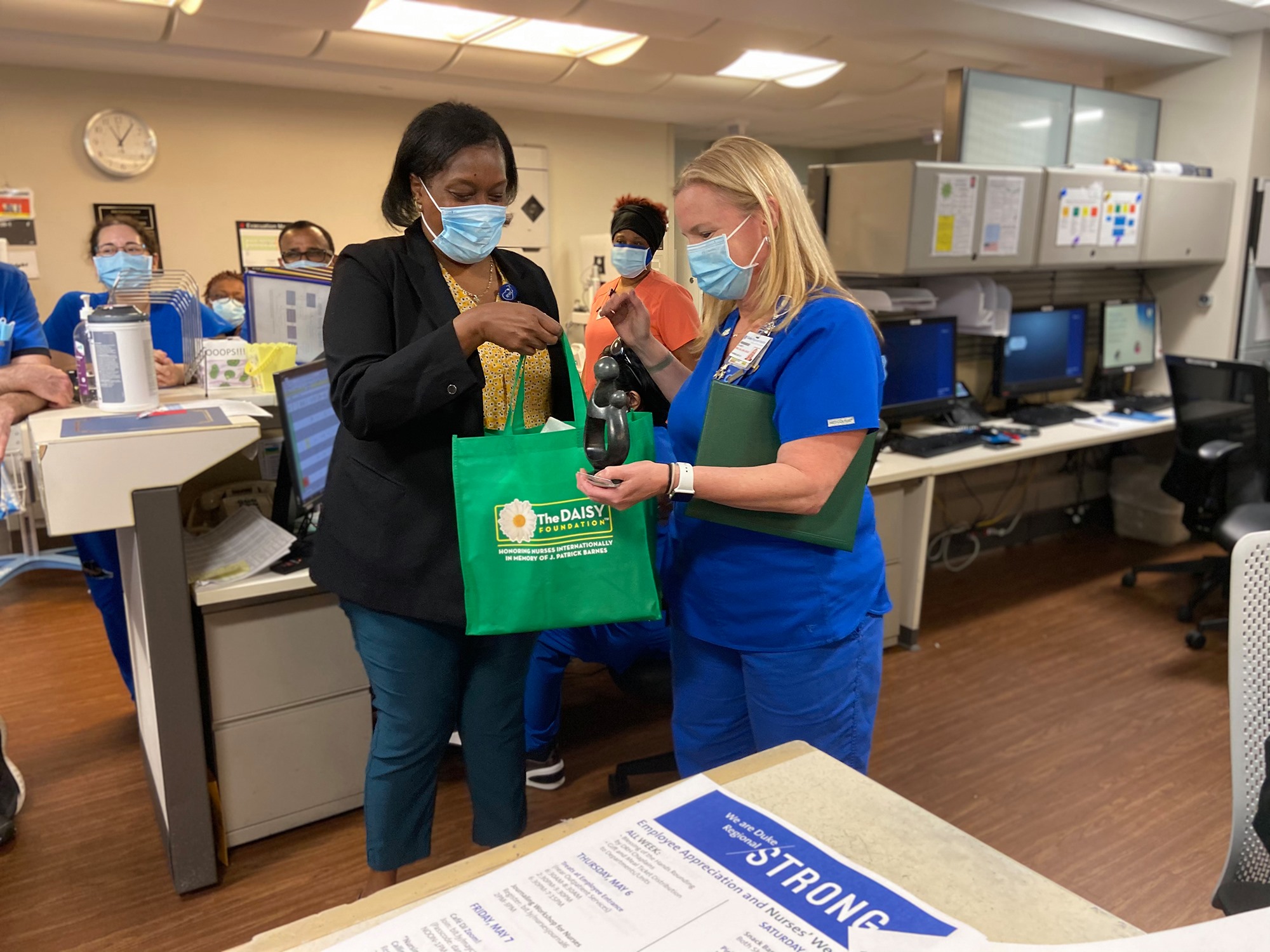 Duke - One of our amazing General Medicine/Dialysis Unit nurses, Karen ...