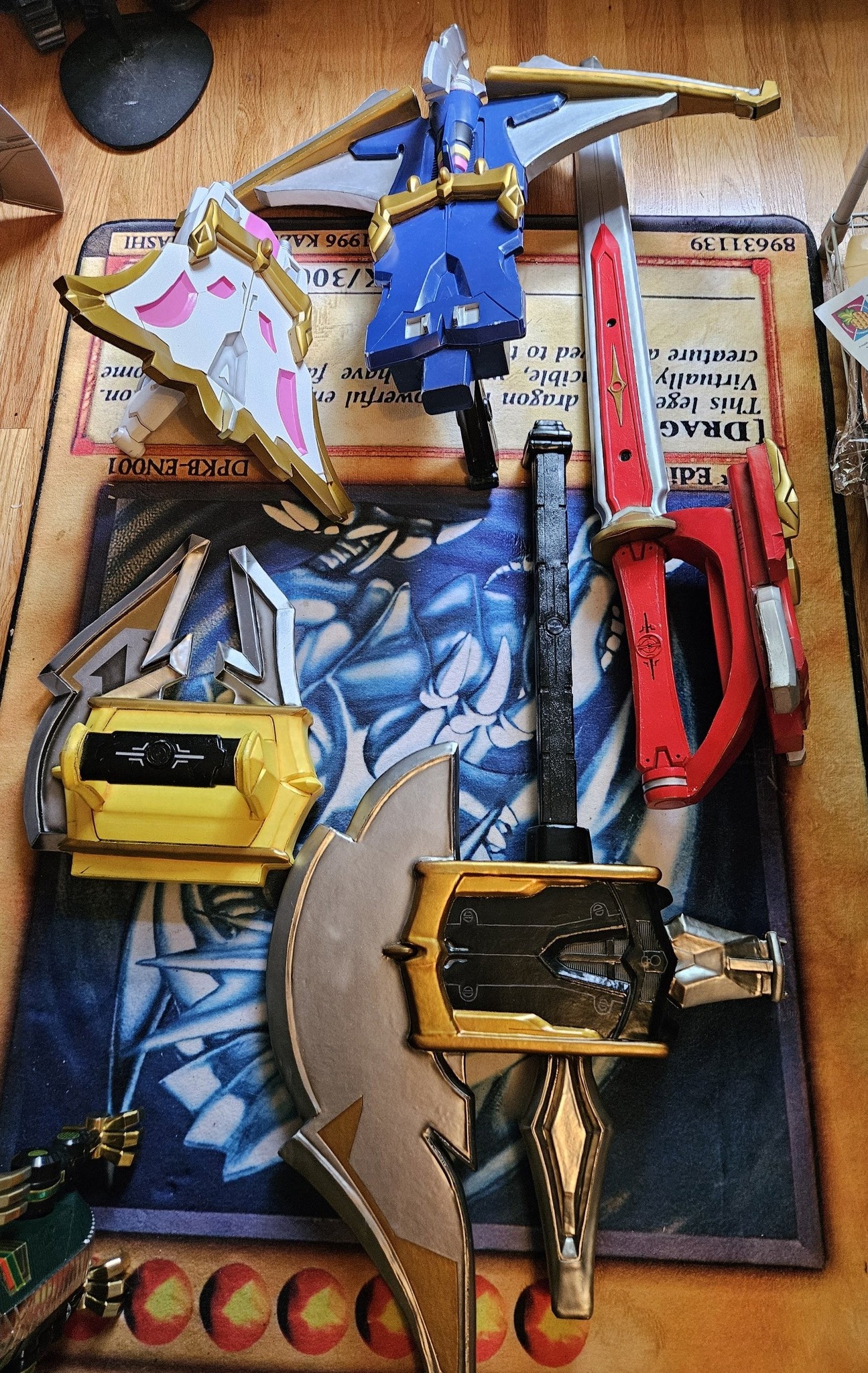 Prototype power rangers items won in auction