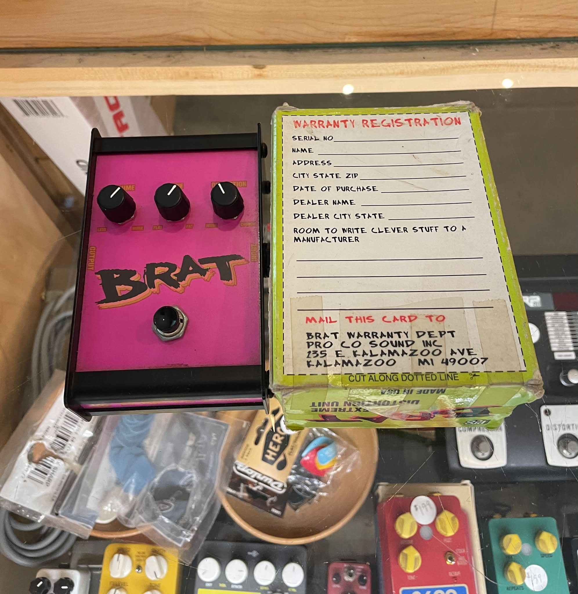 What is the Proco Brat effects pedal?