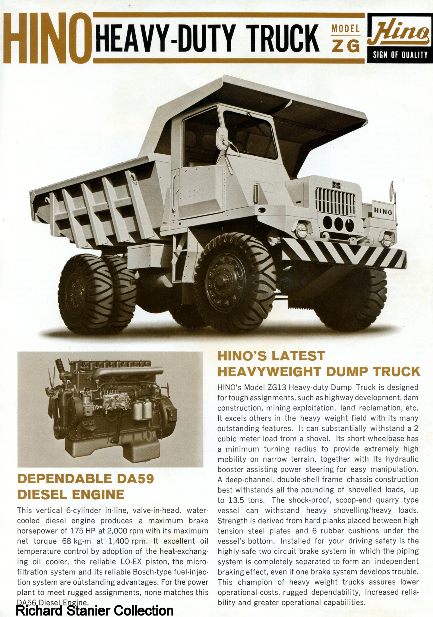 Hino Big One ZM-Series (for general export) Japan, 1978