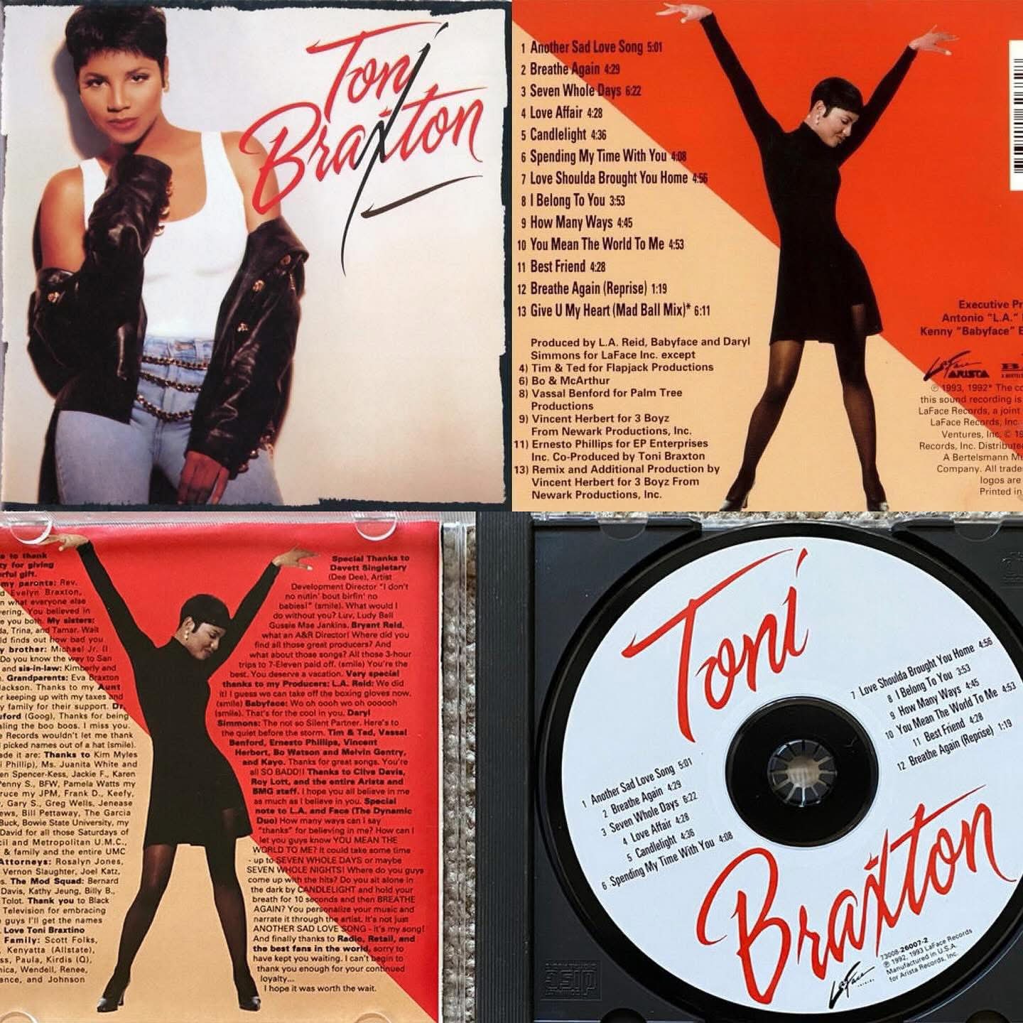 Toni Braxton's debut album release