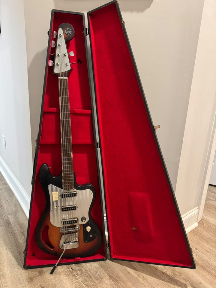 Teisco TB-64 Just arrived from Japan. All of the pickups work